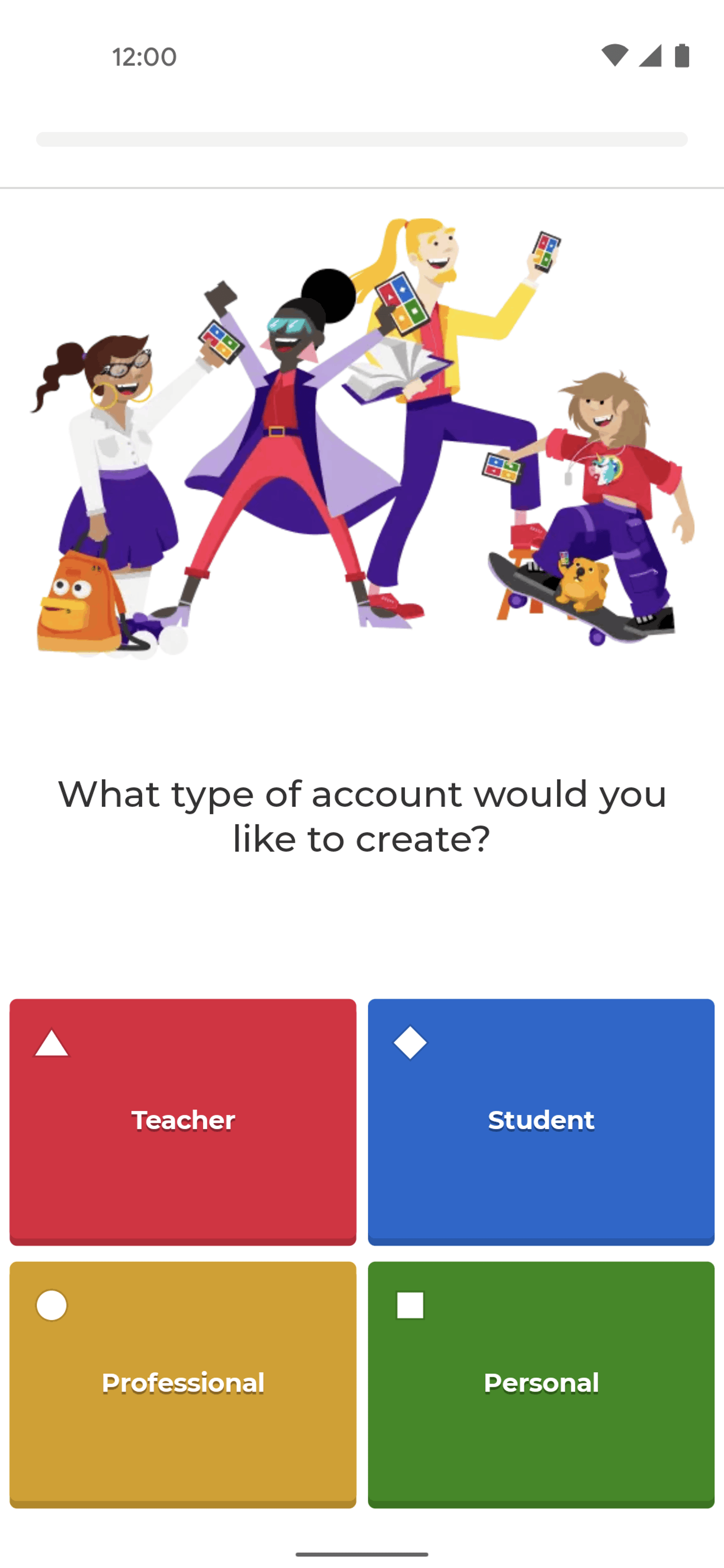 Kahoot! Android Education interface screenshot 5