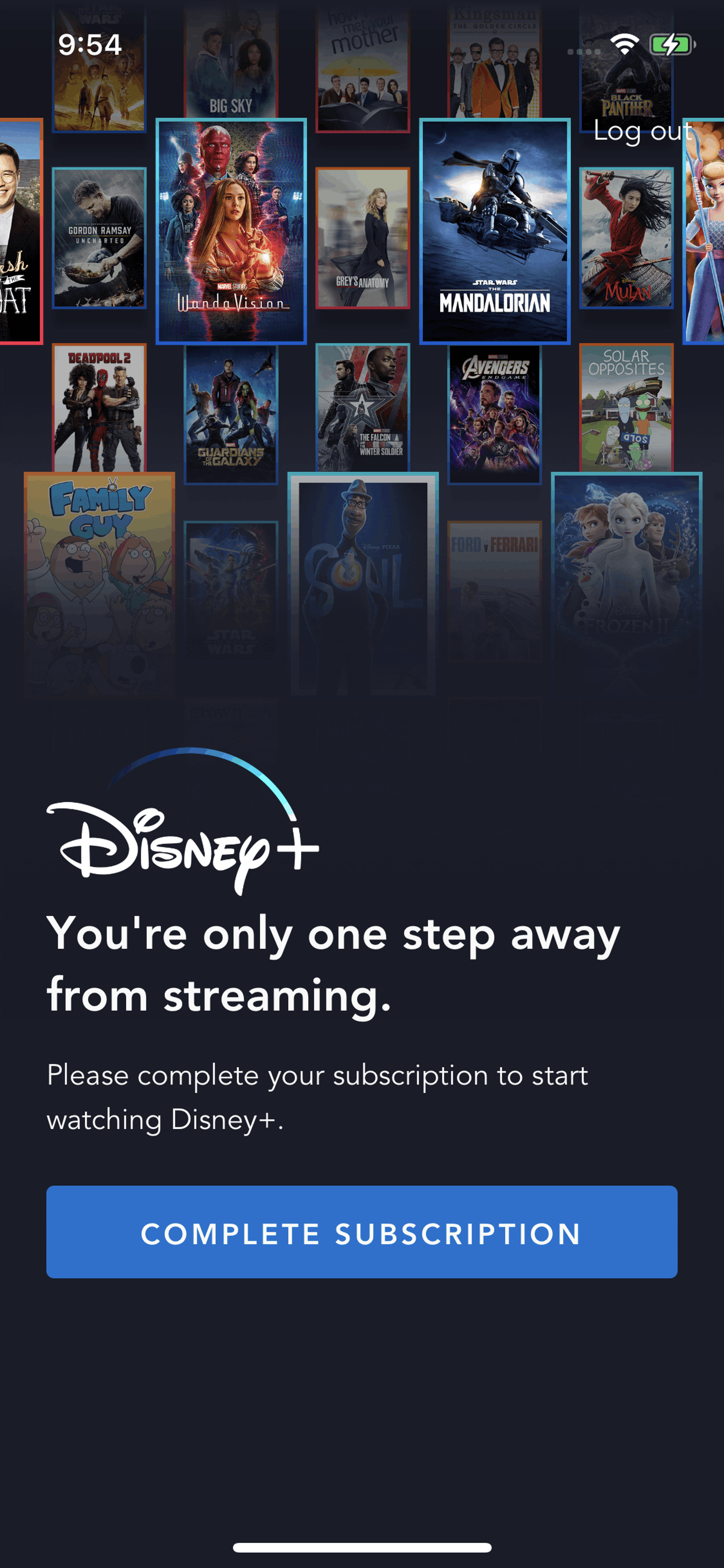 Disney+ iOS Entertainment interface screenshot 10