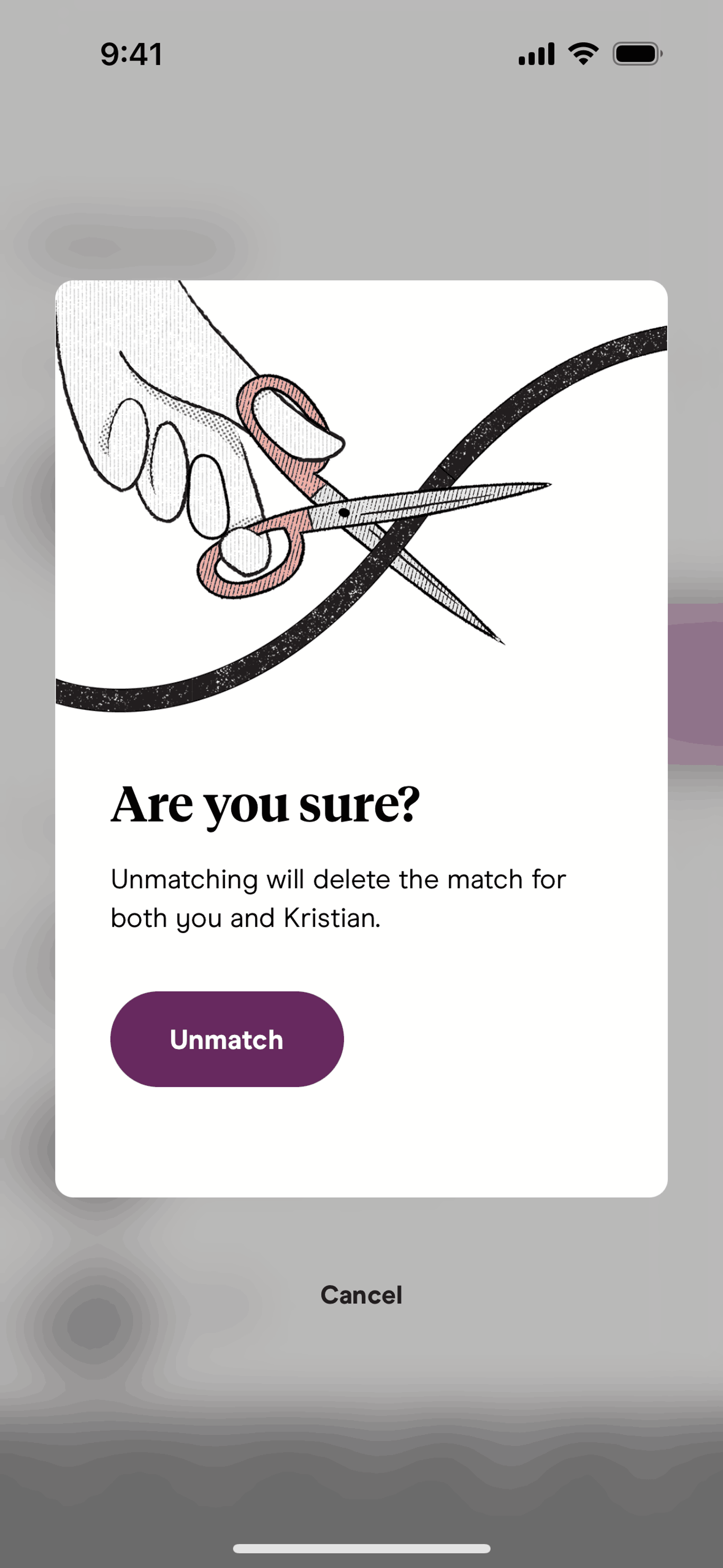 Hinge iOS Lifestyle interface screenshot 19