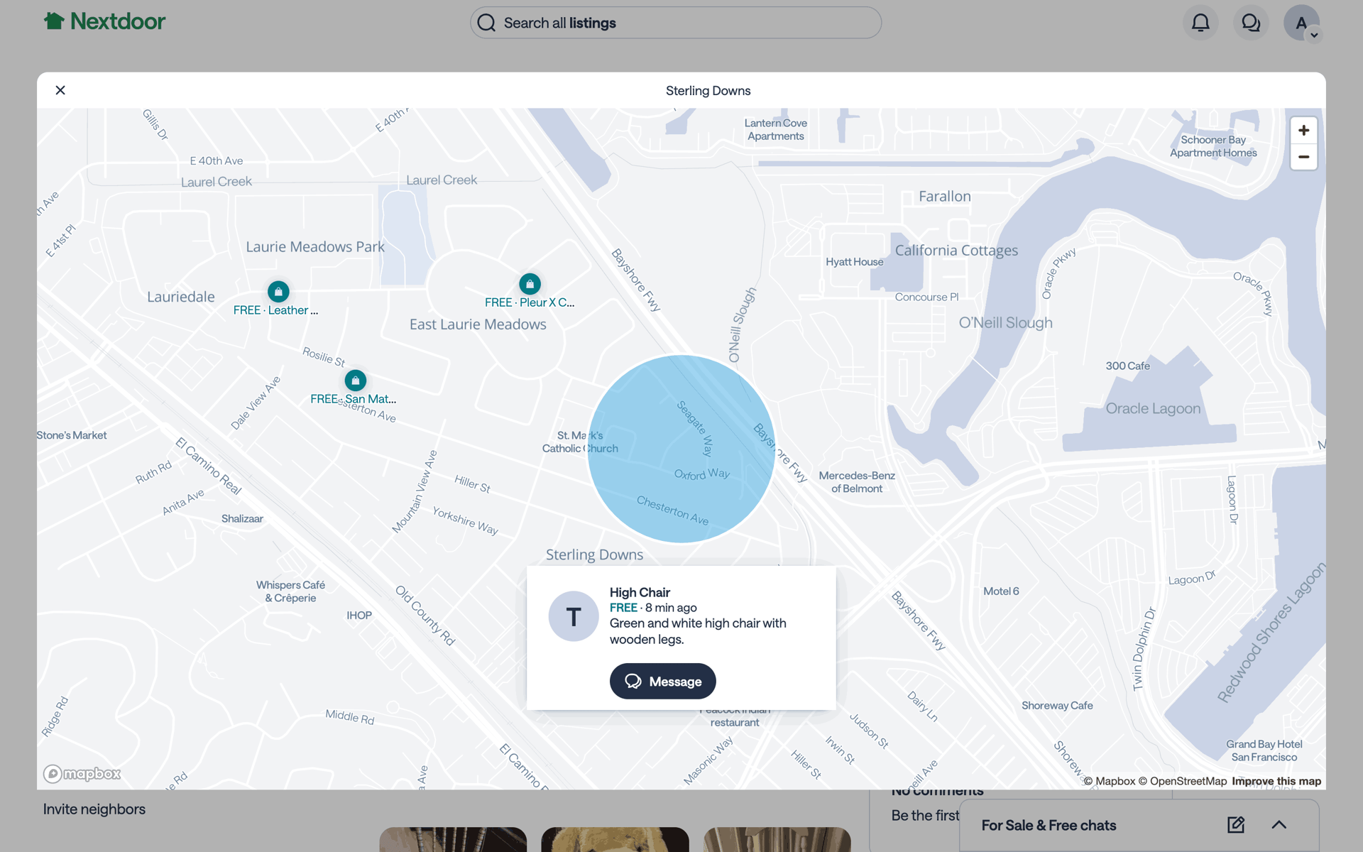 Nextdoor Web Social Networking interface screenshot 15