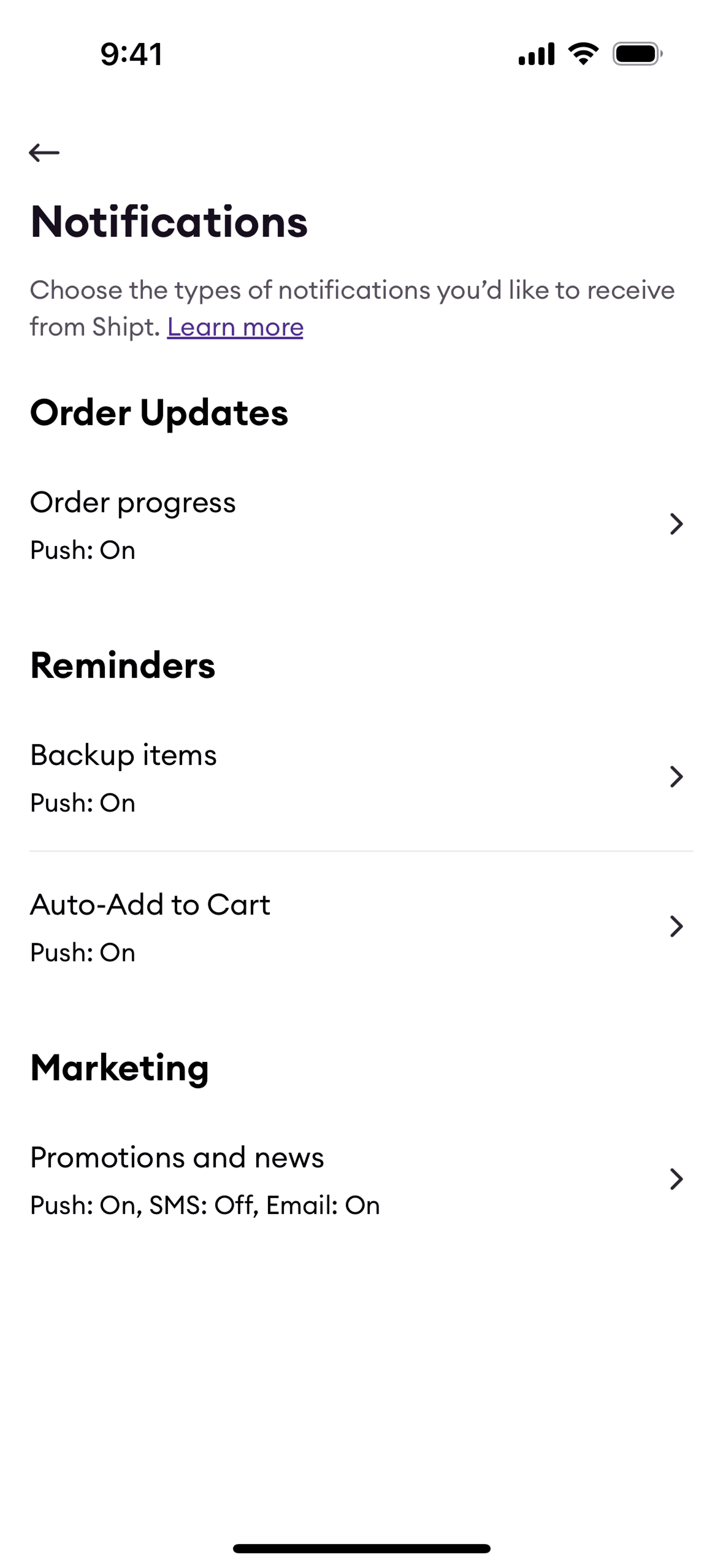 Shipt iOS Shopping interface screenshot 15