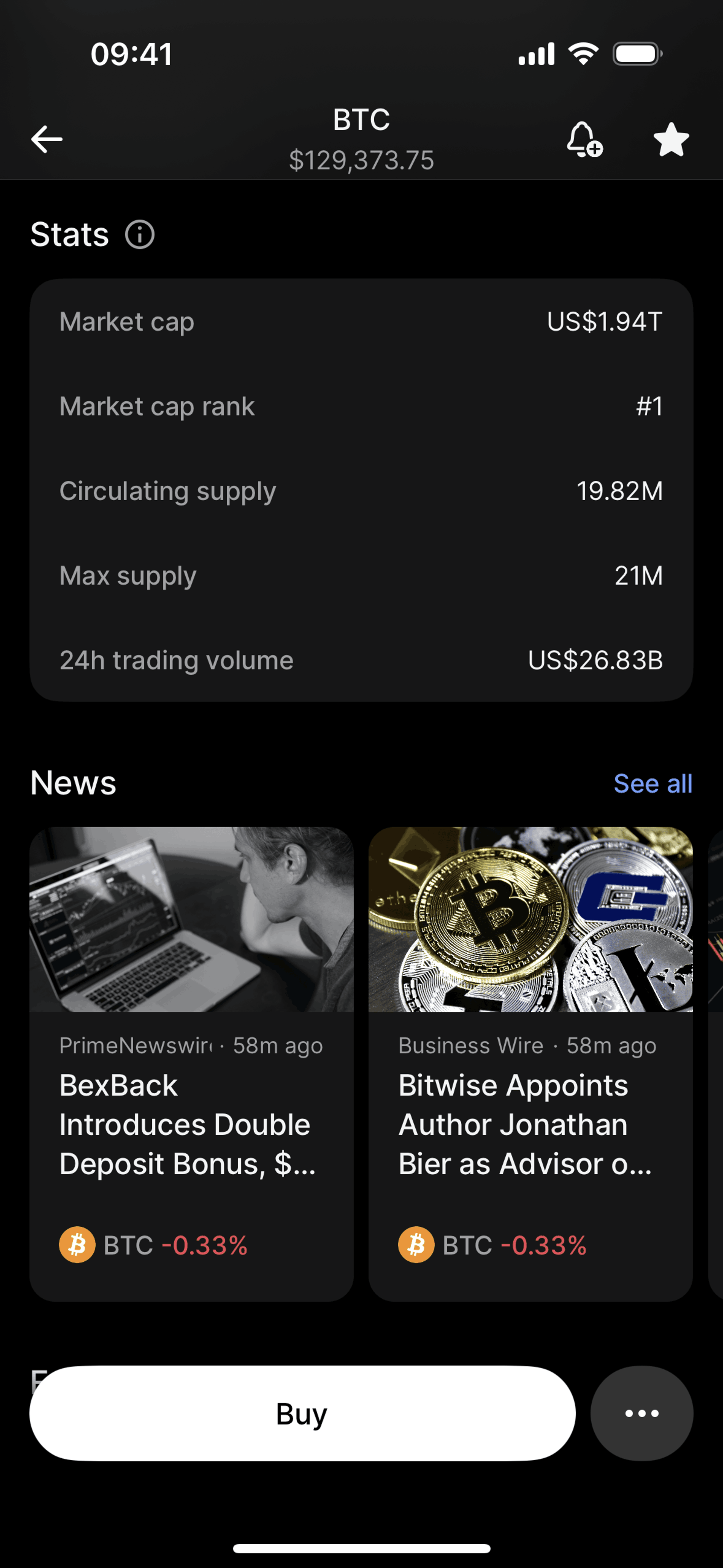 Revolut iOS Finance interface screenshot 3