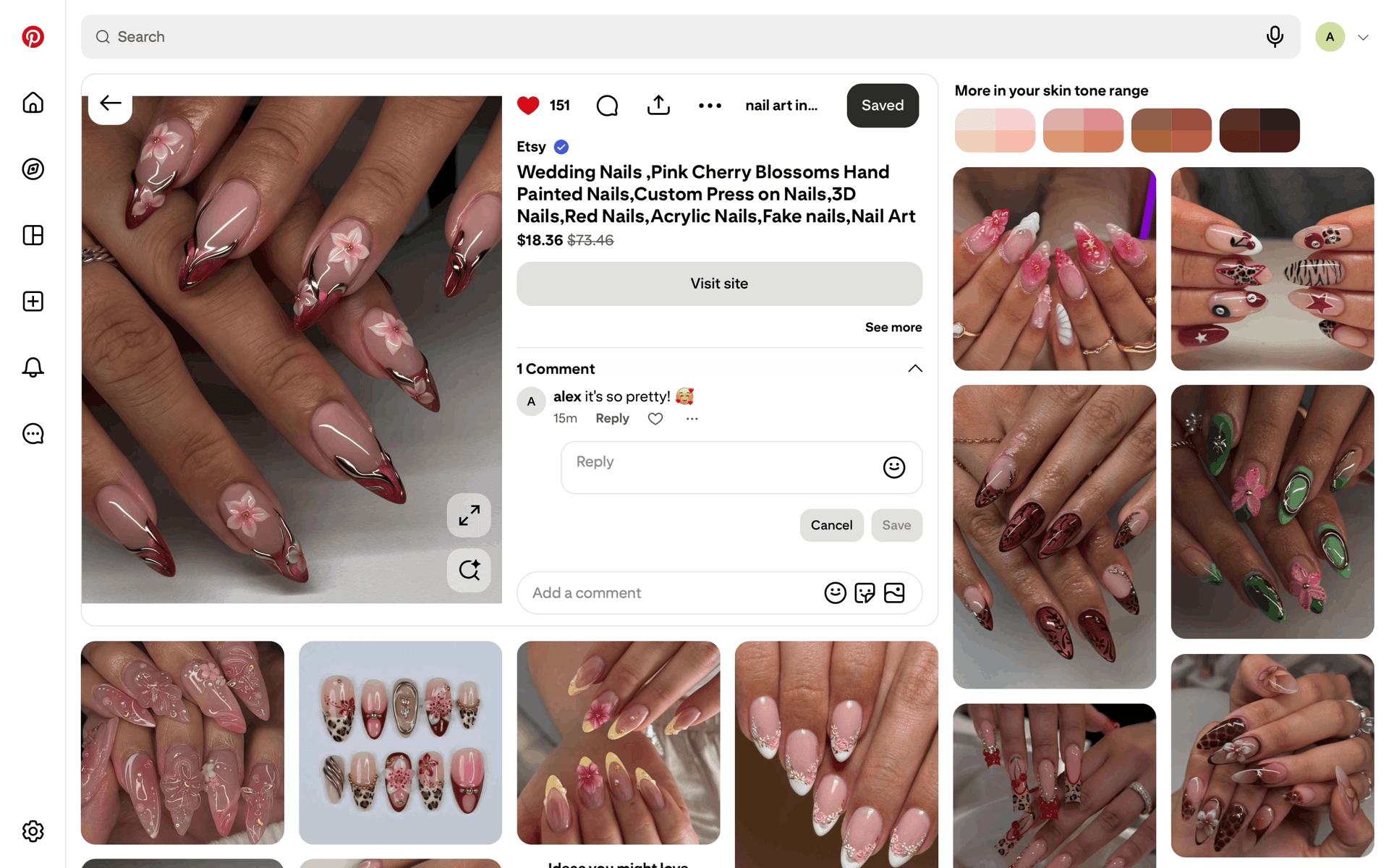 Pinterest Web Photo & Video interface screenshot 24