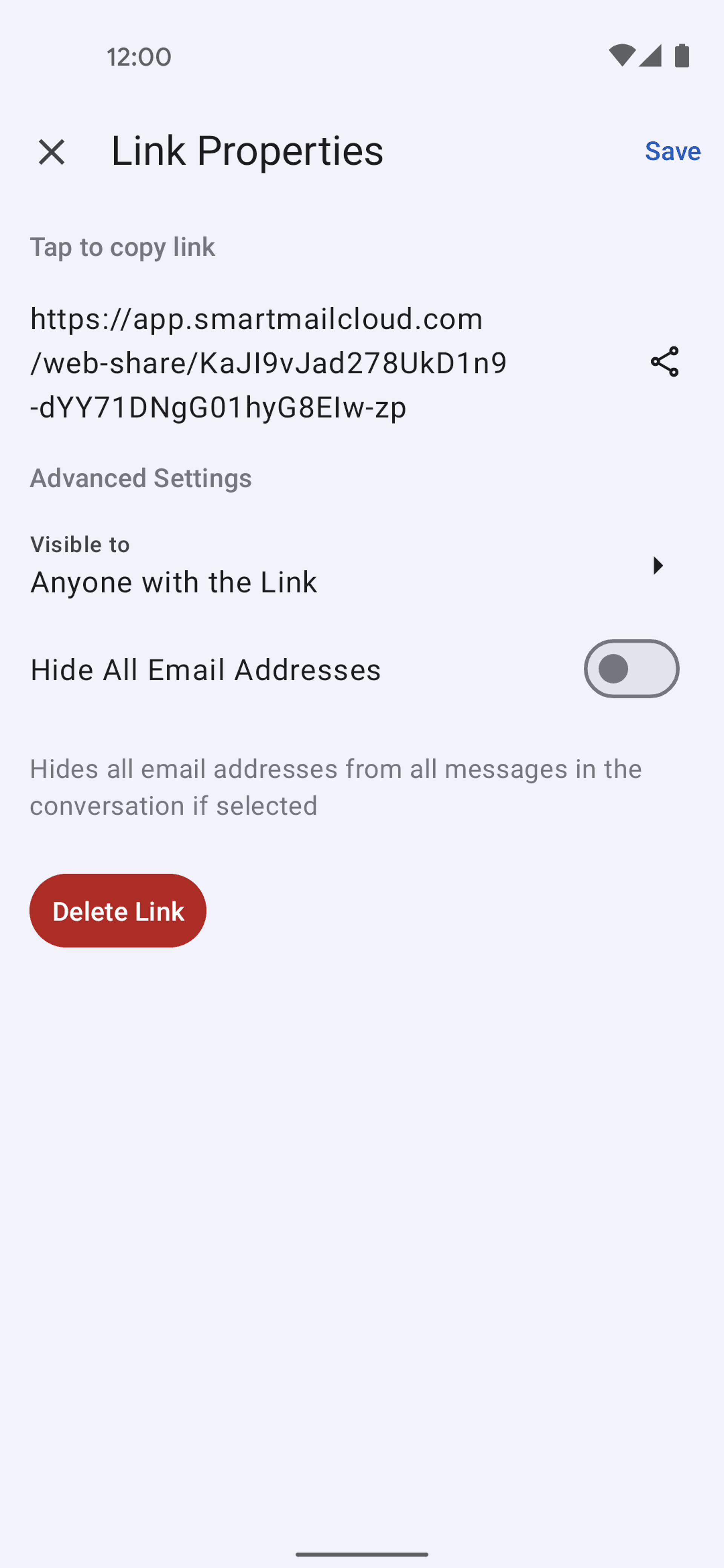 Spark Mail Android AI interface screenshot 6
