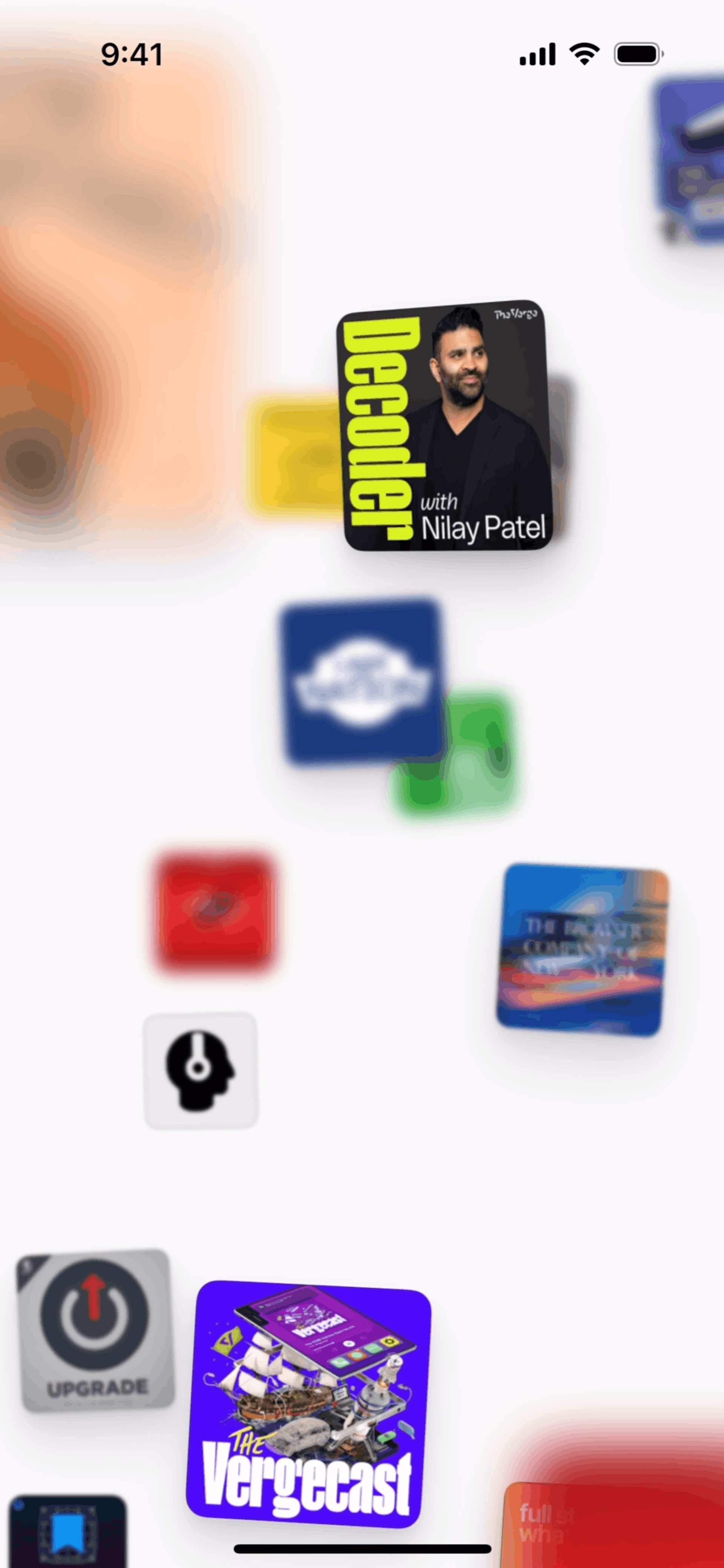 Queue iOS News interface screenshot 1