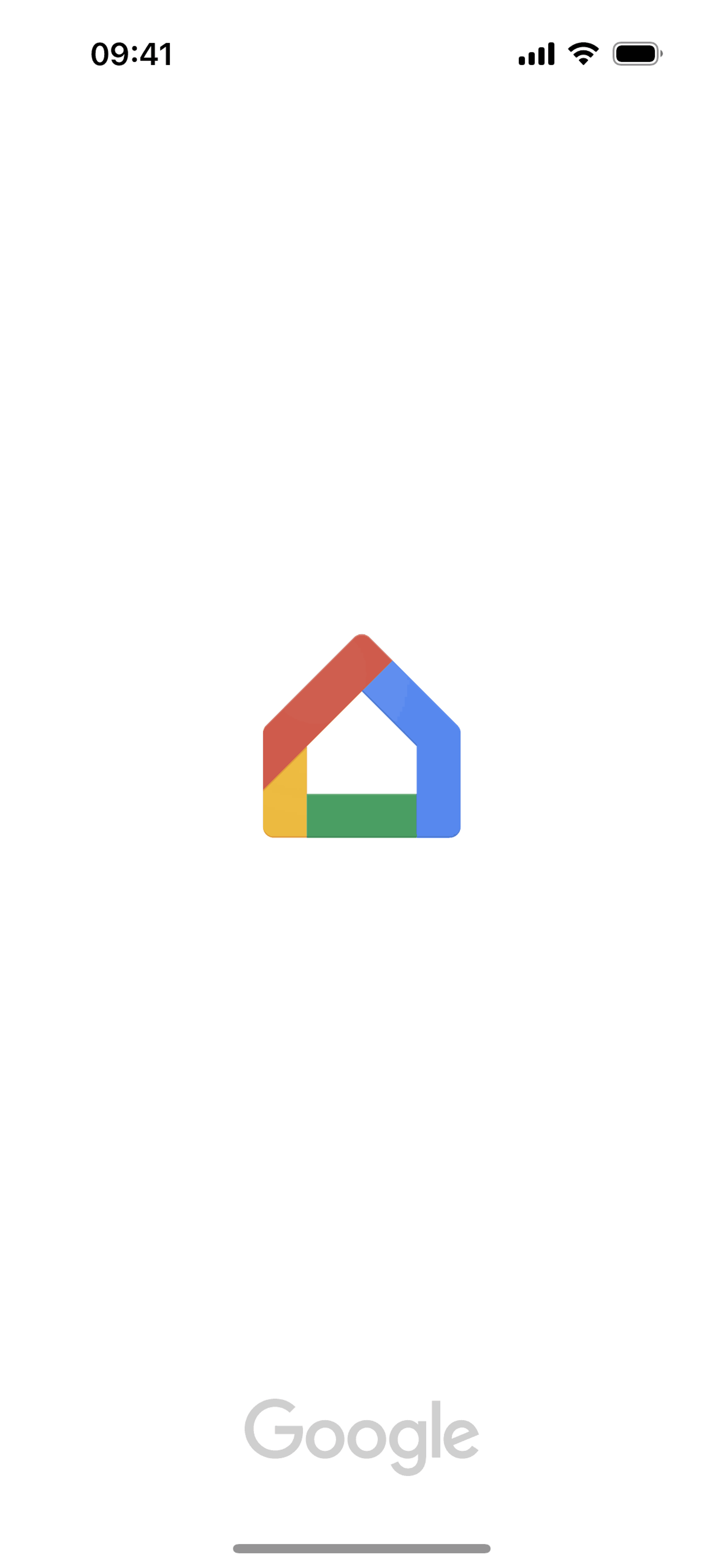 Google Home iOS AI interface screenshot 1