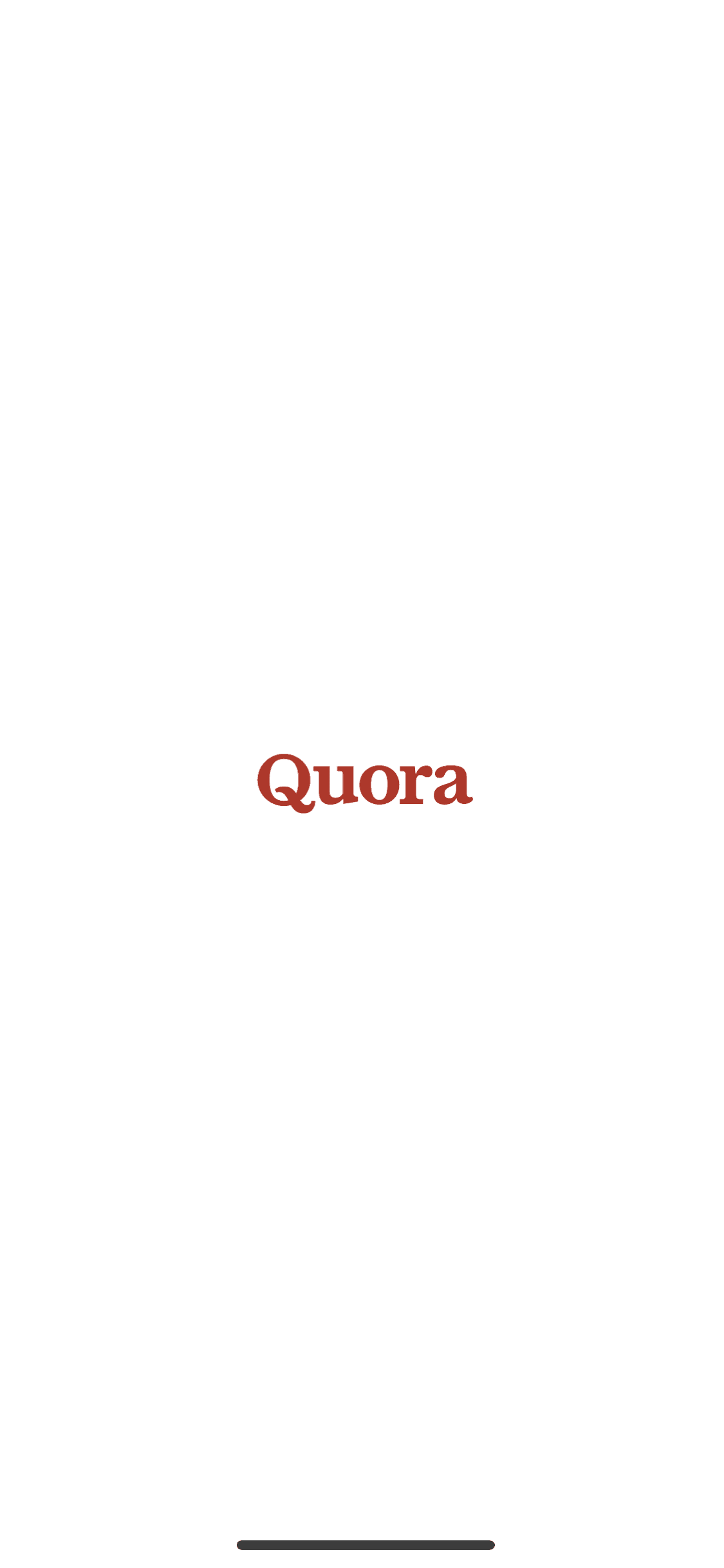 Quora iOS Social Networking interface screenshot 1