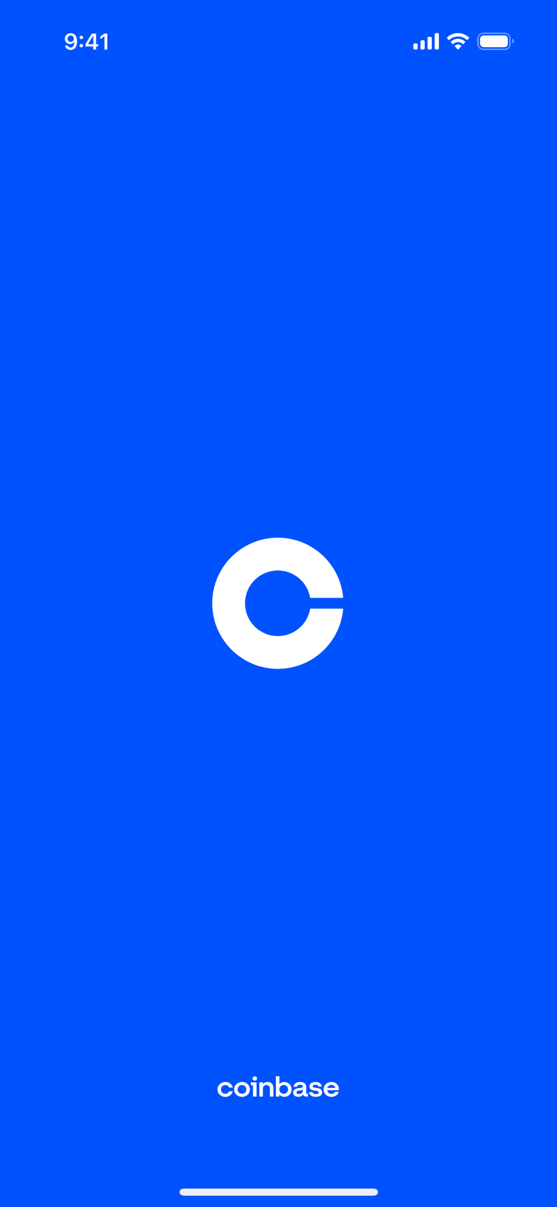 Coinbase iOS Finance interface screenshot 1