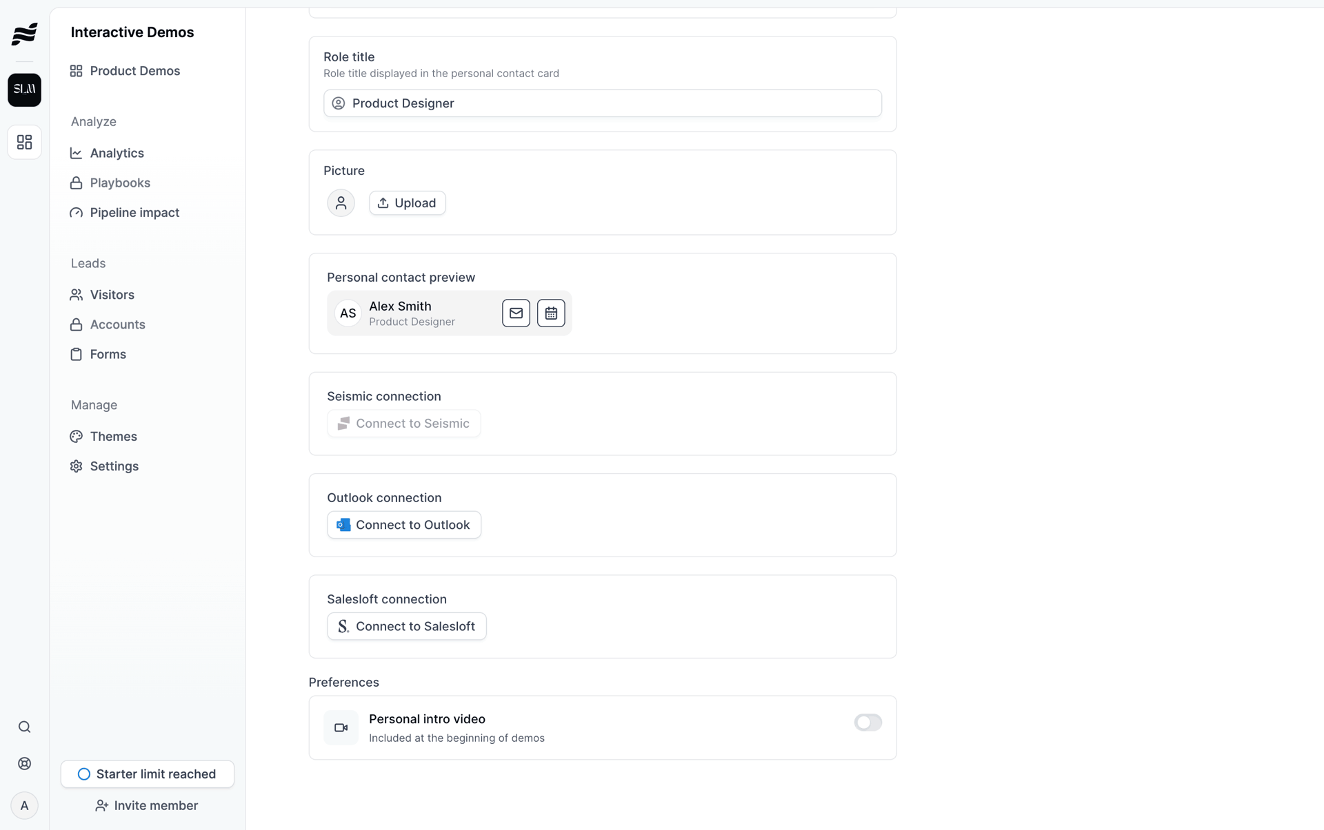 Navattic Web Business interface screenshot 23