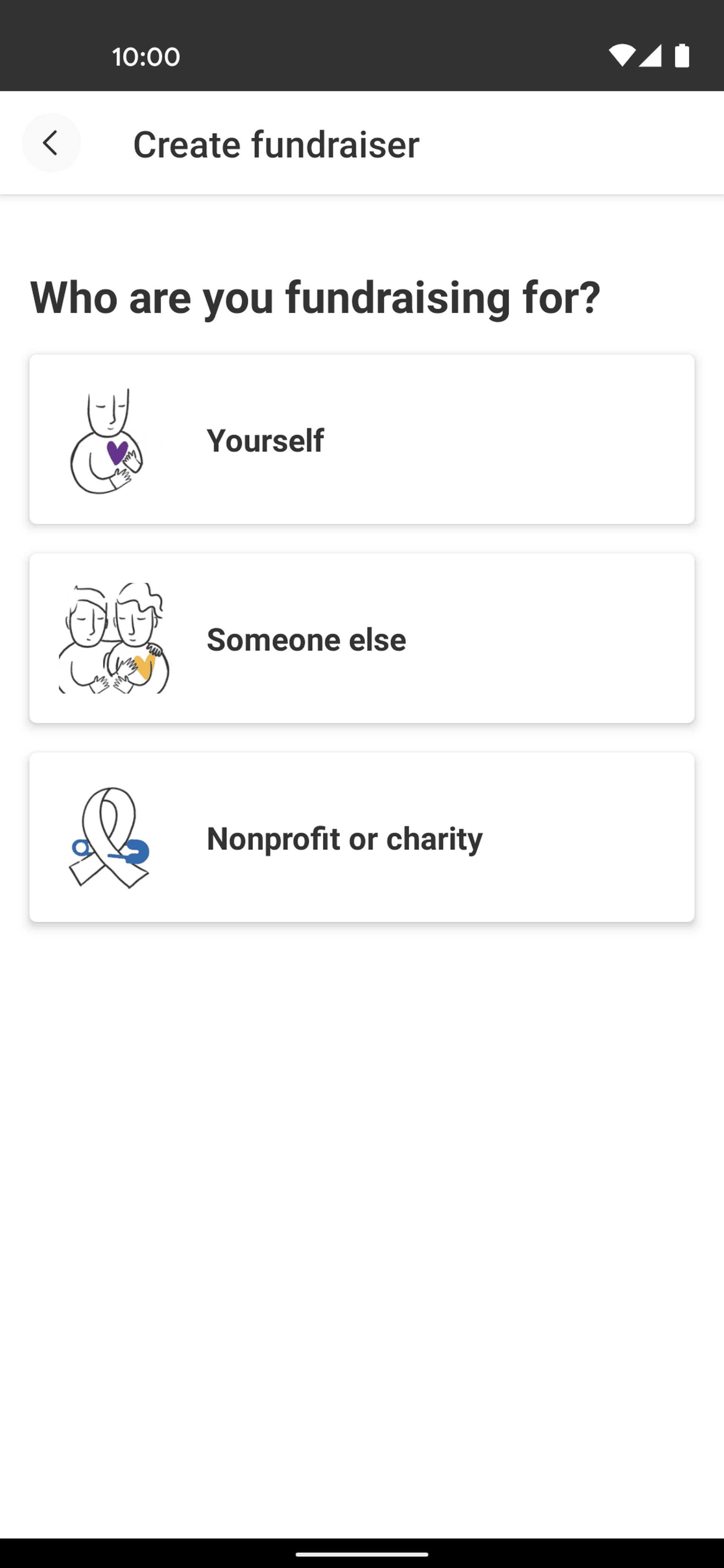 GoFundMe Android Social Networking interface screenshot 12