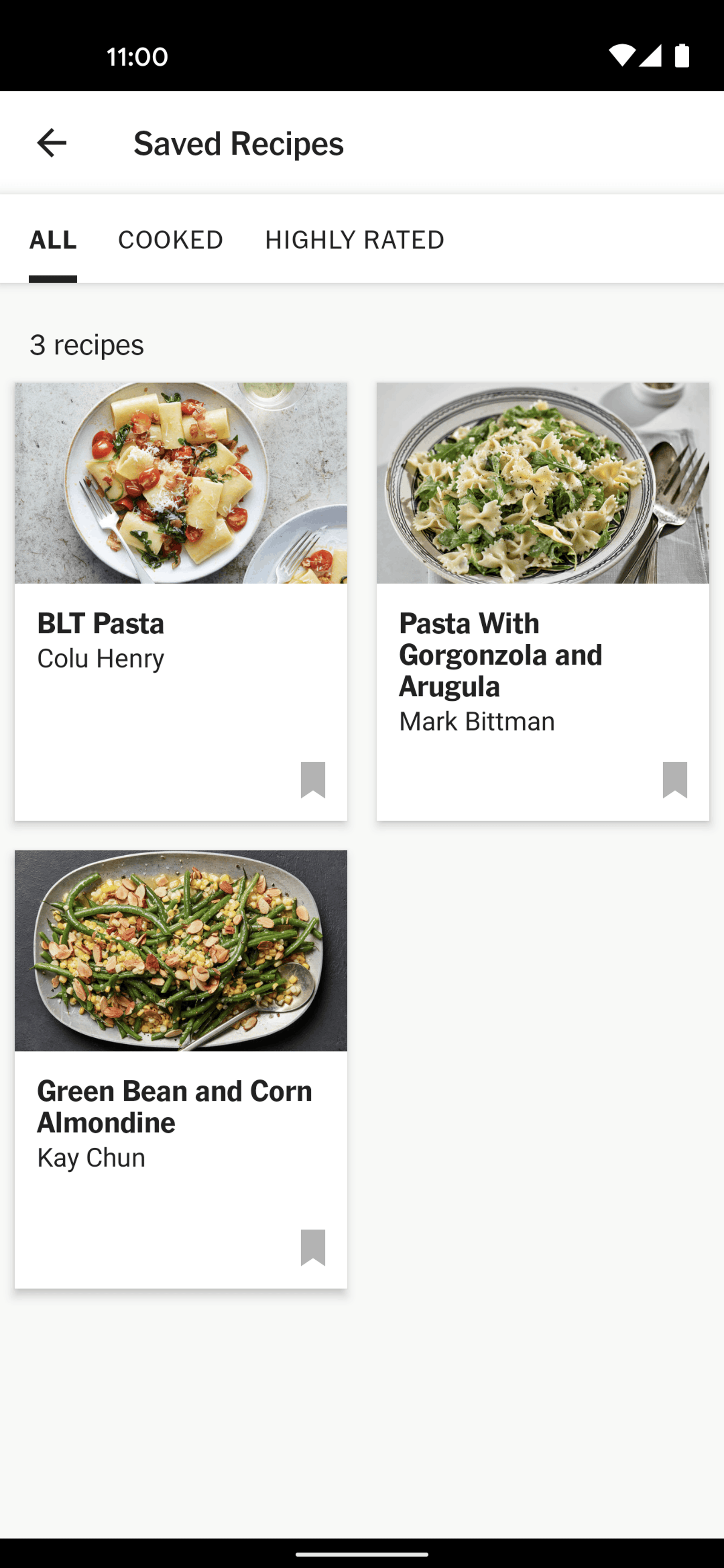 NYT Cooking Android Food & Drink interface screenshot 14