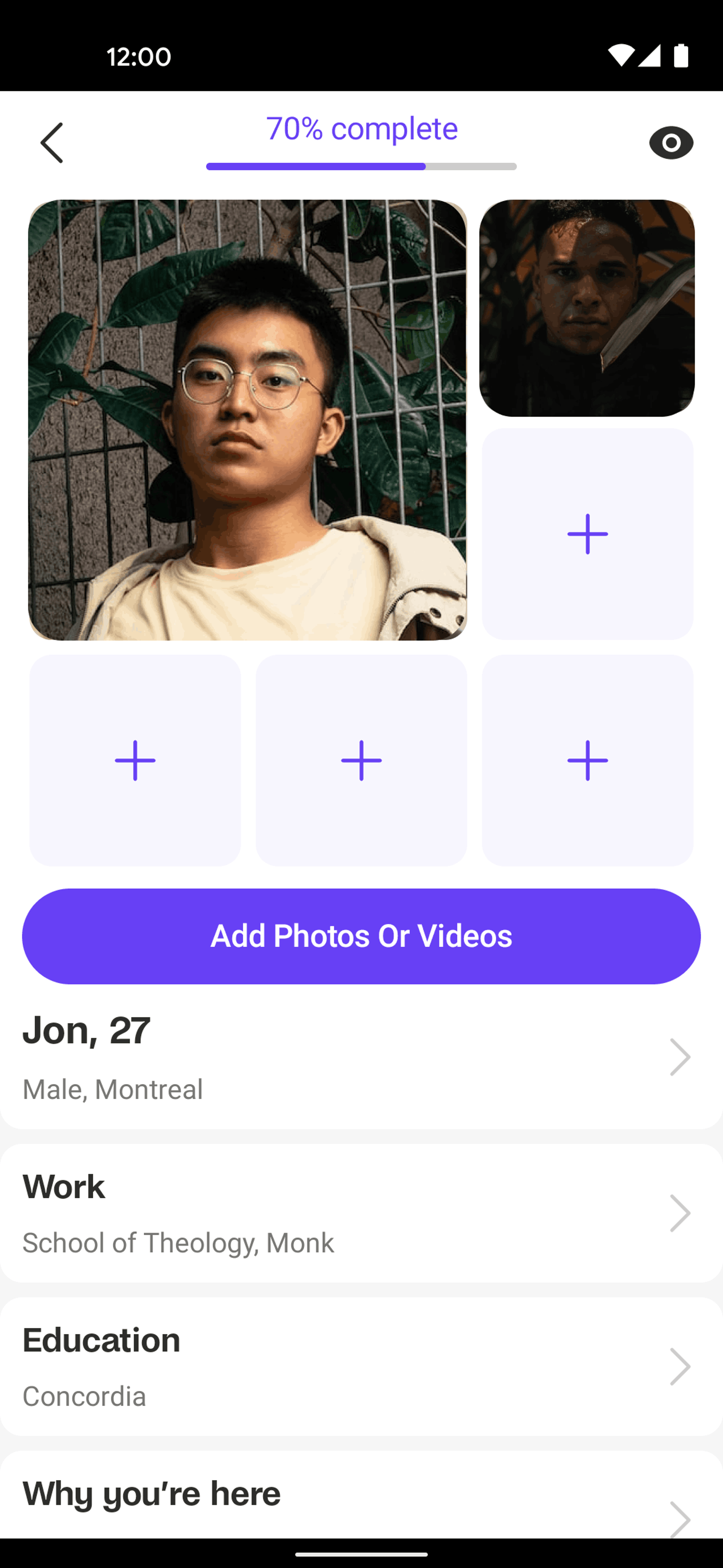 Badoo Android Lifestyle interface screenshot 12