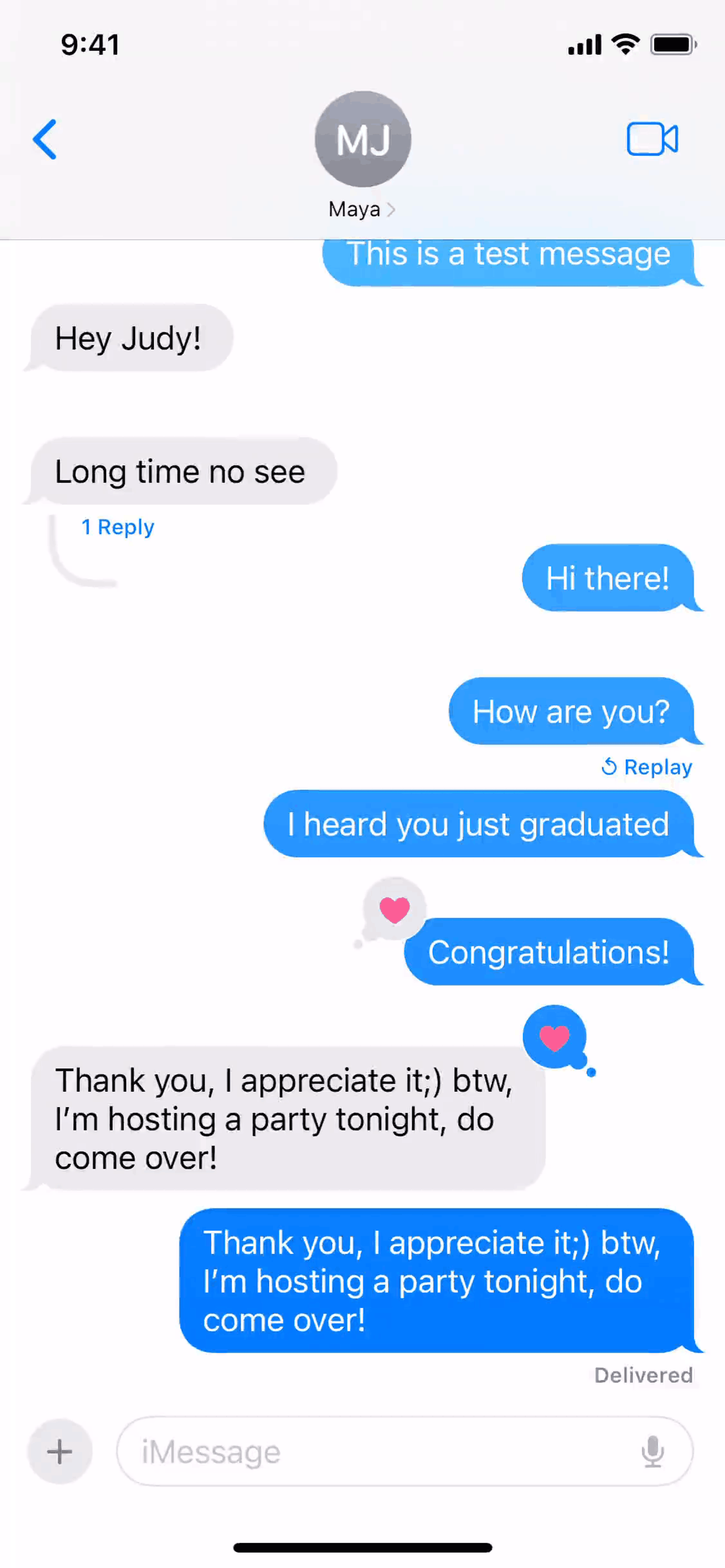 Messages iOS Social Networking interface screenshot 20