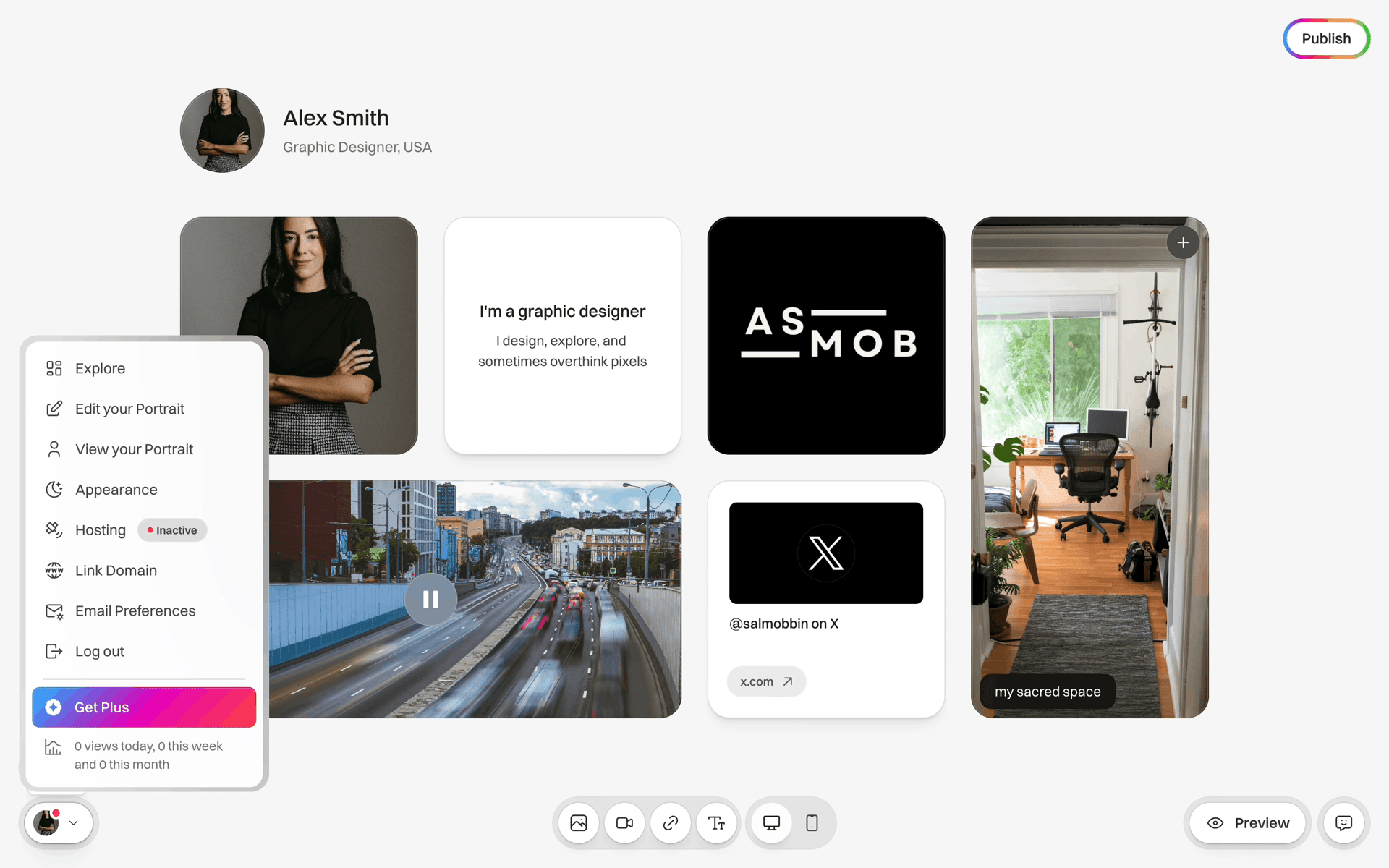 Portrait Web Crypto & Web3 interface screenshot 5