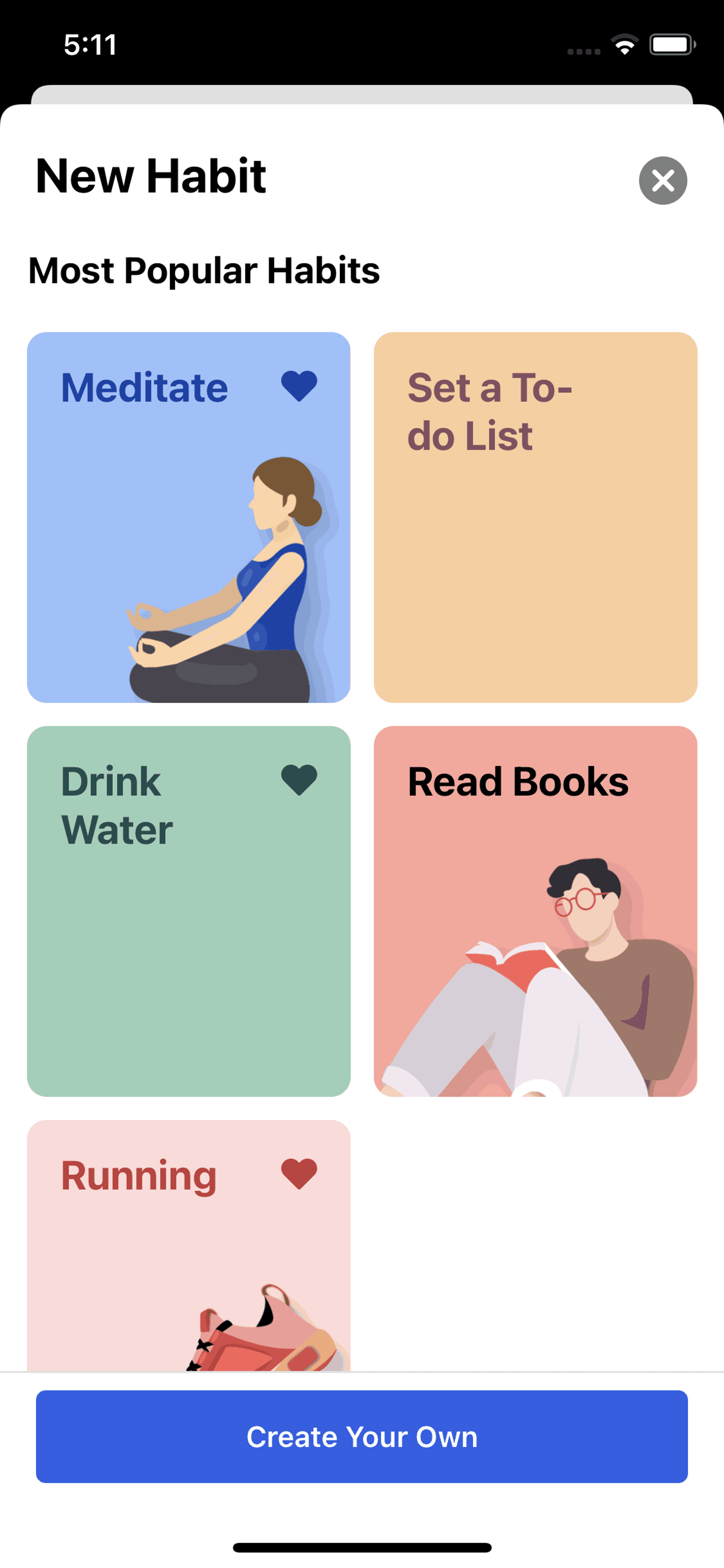 Habitify iOS Productivity interface screenshot 11
