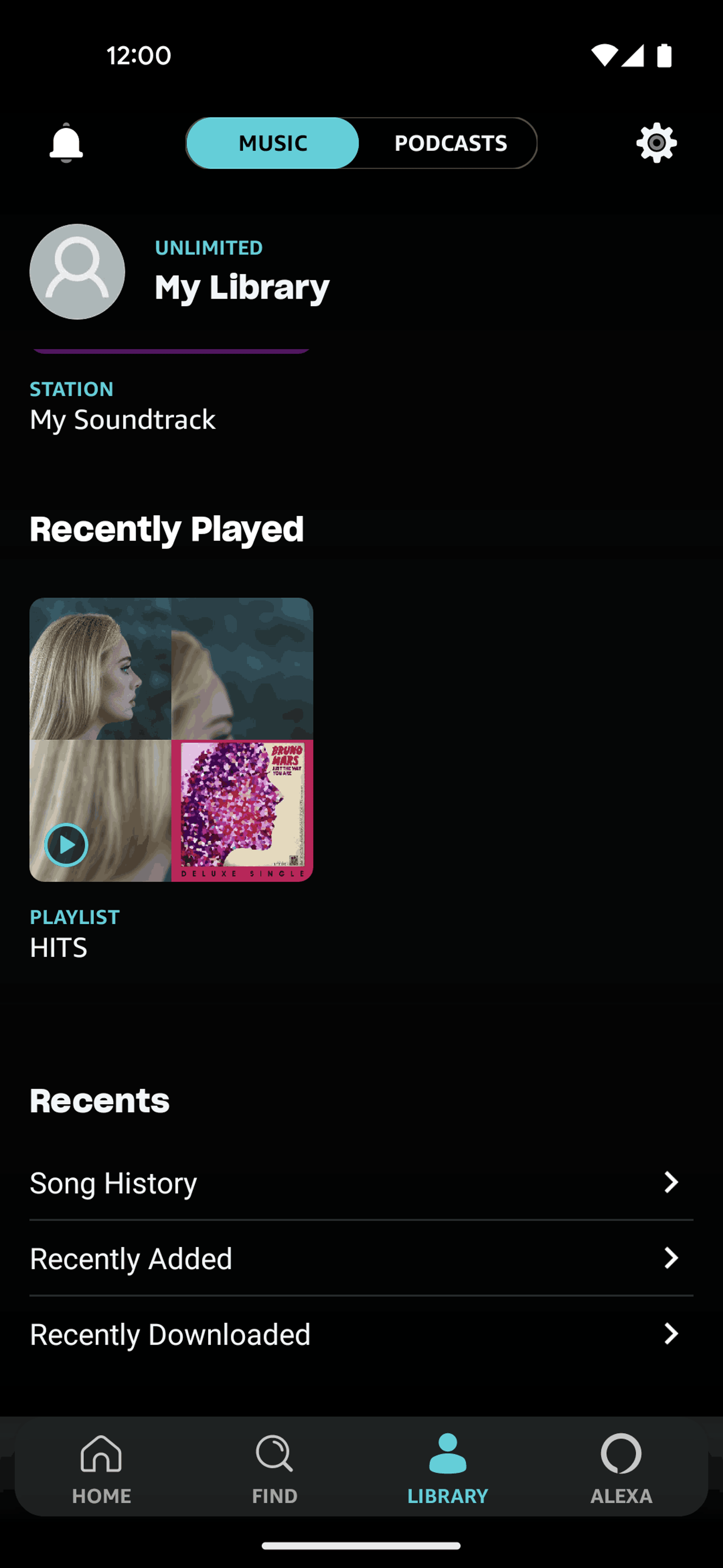 Amazon Music Android Music & Audio interface screenshot 10