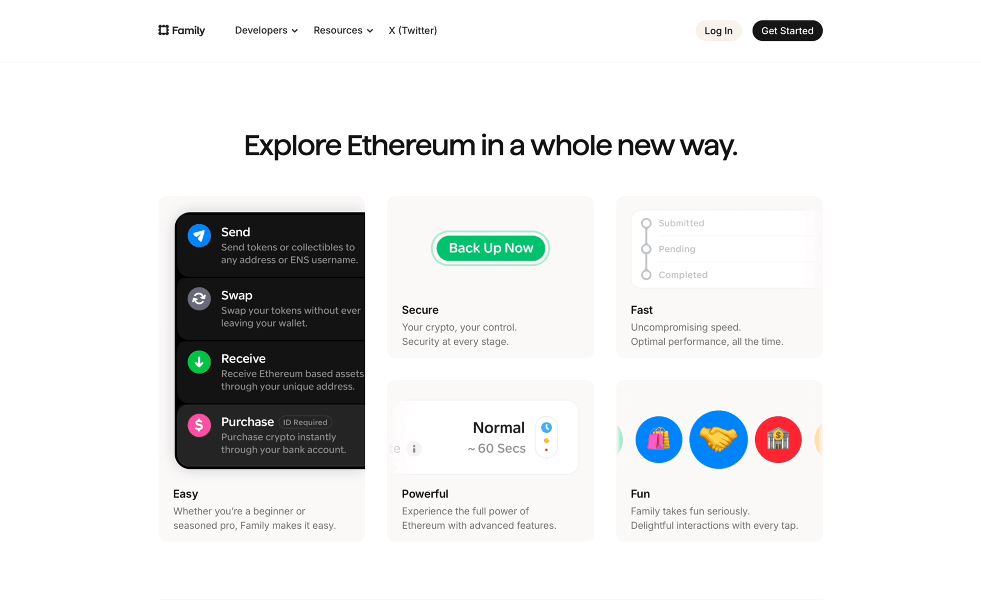 Family Web Crypto & Web3 interface screenshot 13