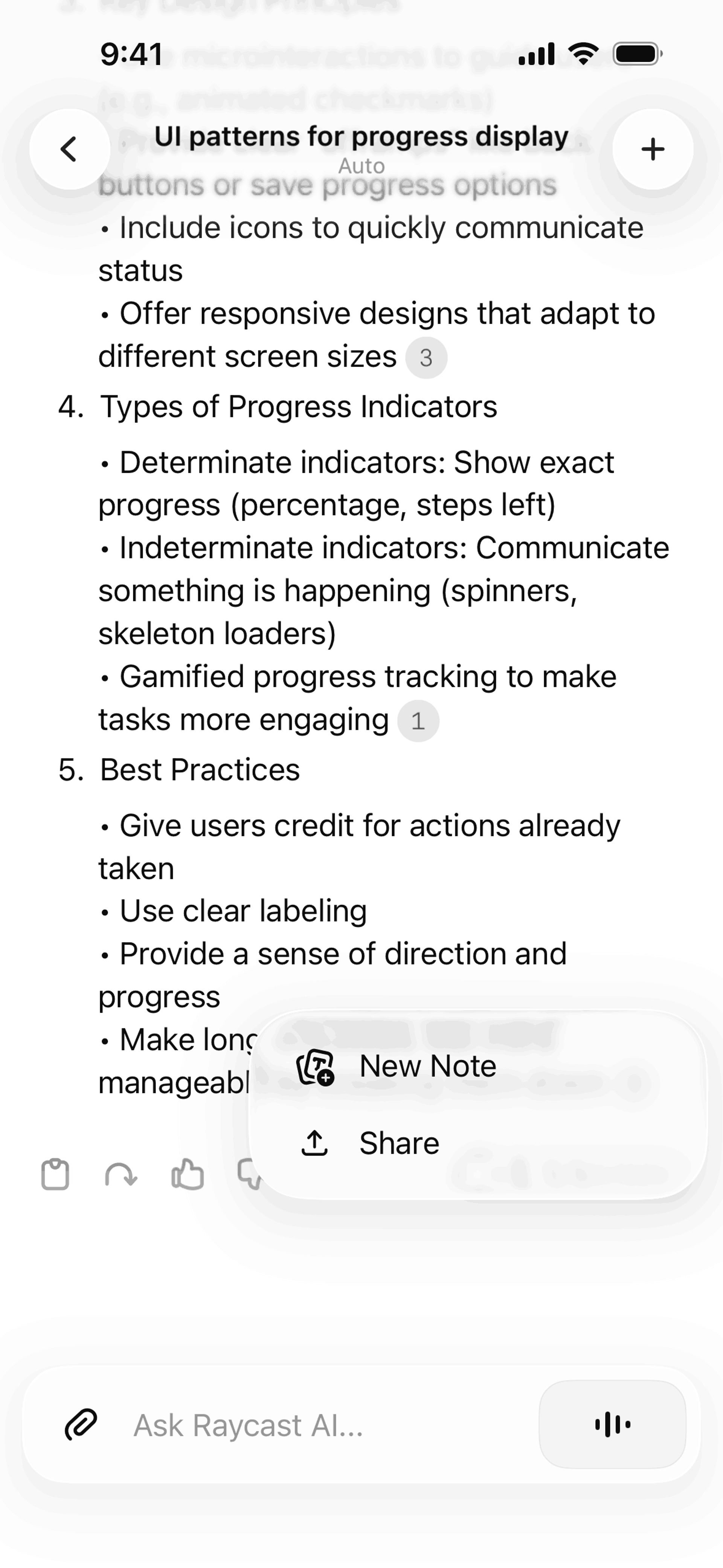 Raycast iOS Productivity interface screenshot 23