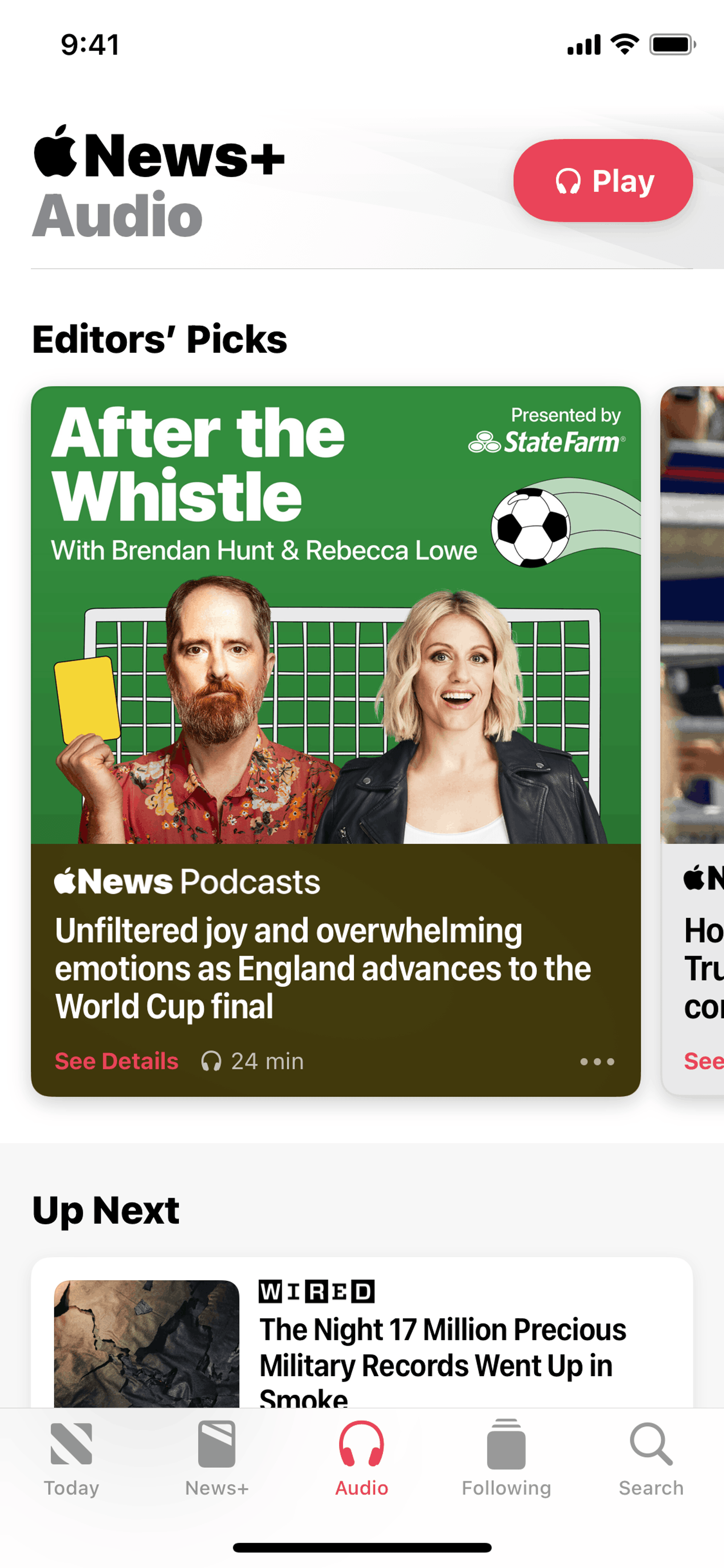Apple News iOS News interface screenshot 4
