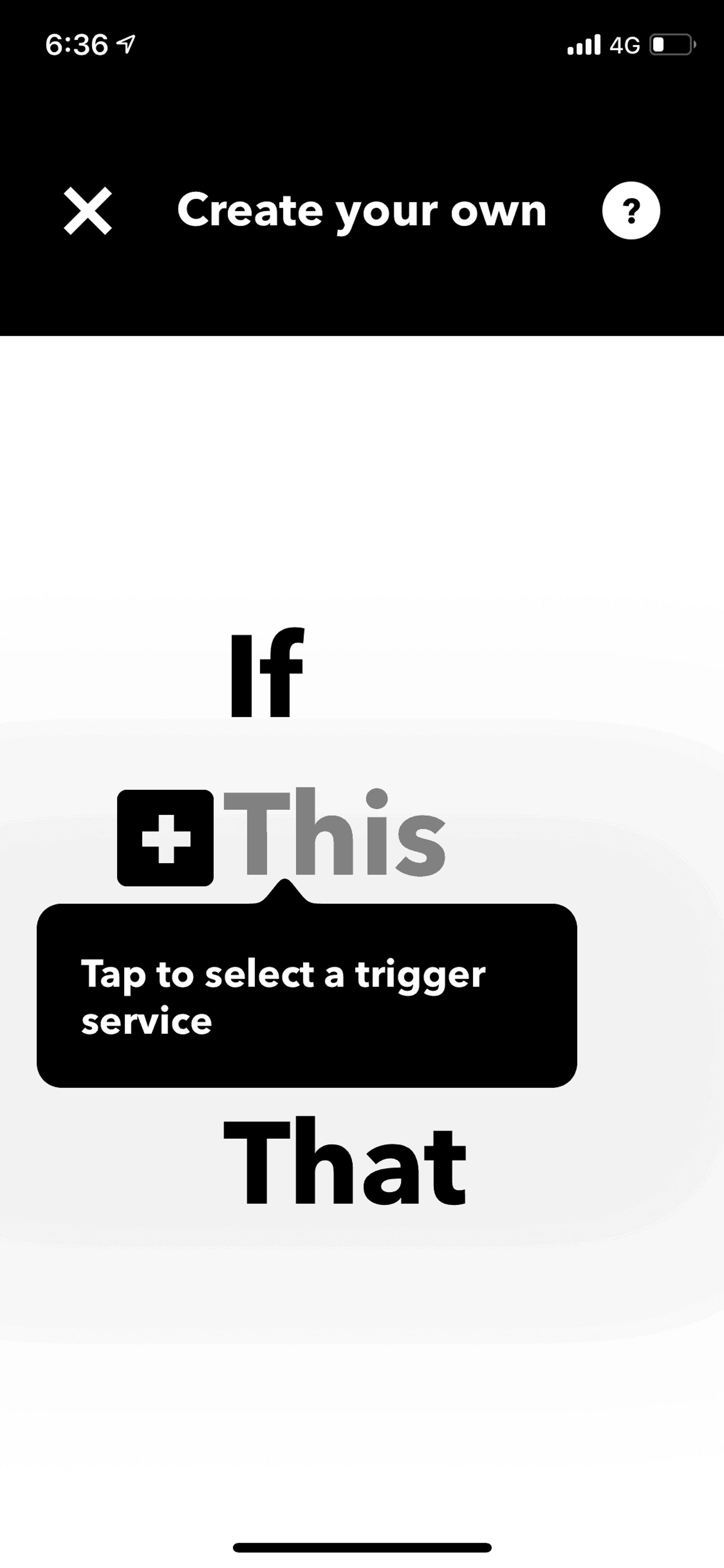 IFTTT iOS Productivity interface screenshot 16