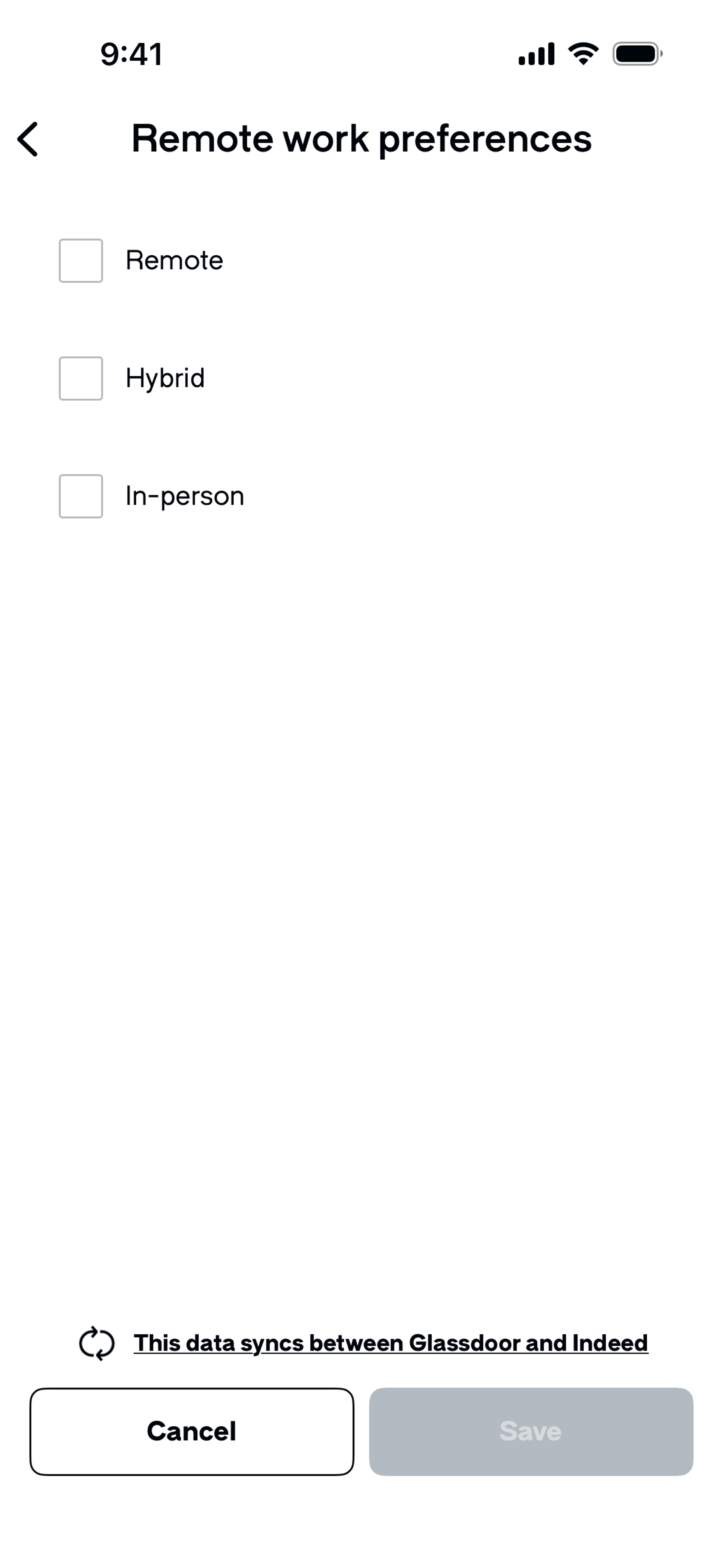 Glassdoor iOS Jobs & Recruitment interface screenshot 8
