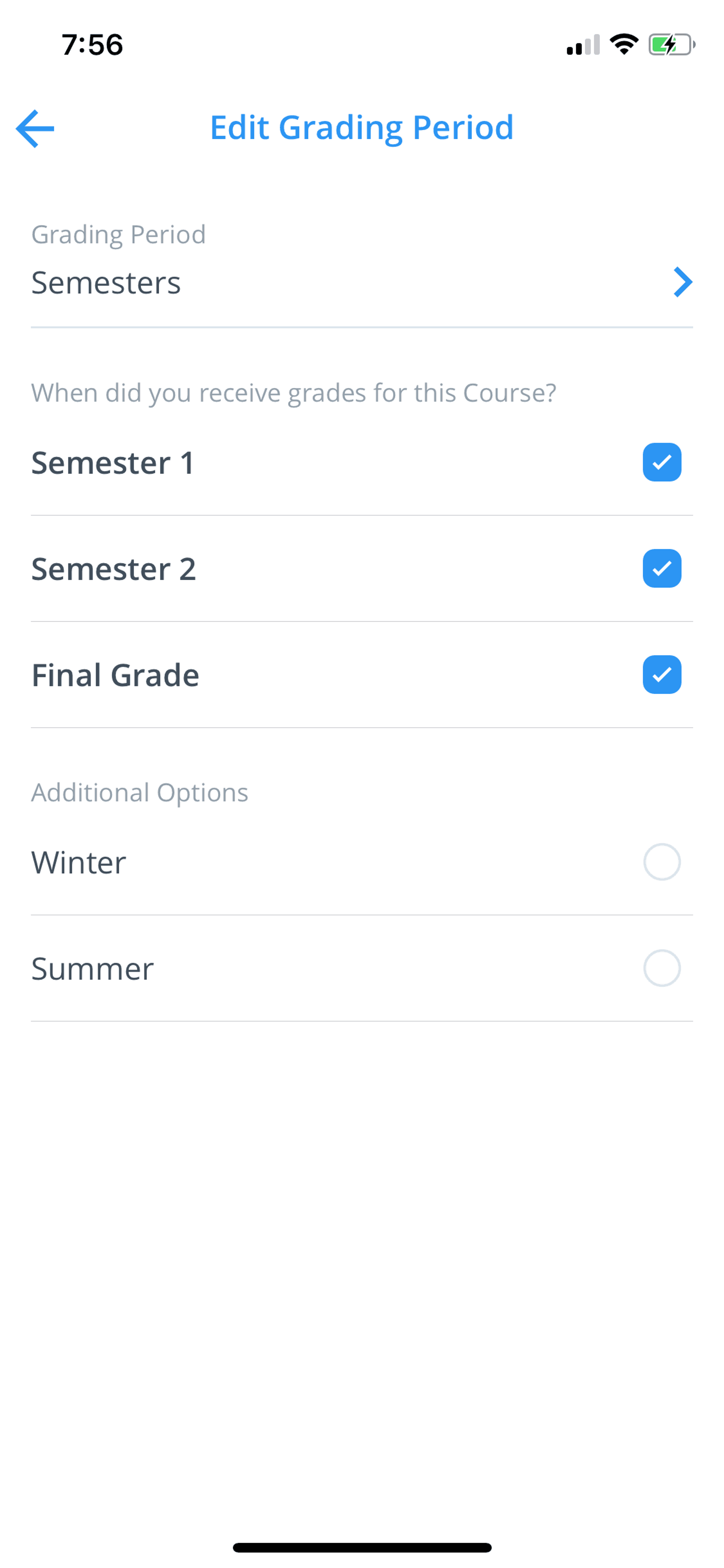 RaiseMe iOS Education interface screenshot 17
