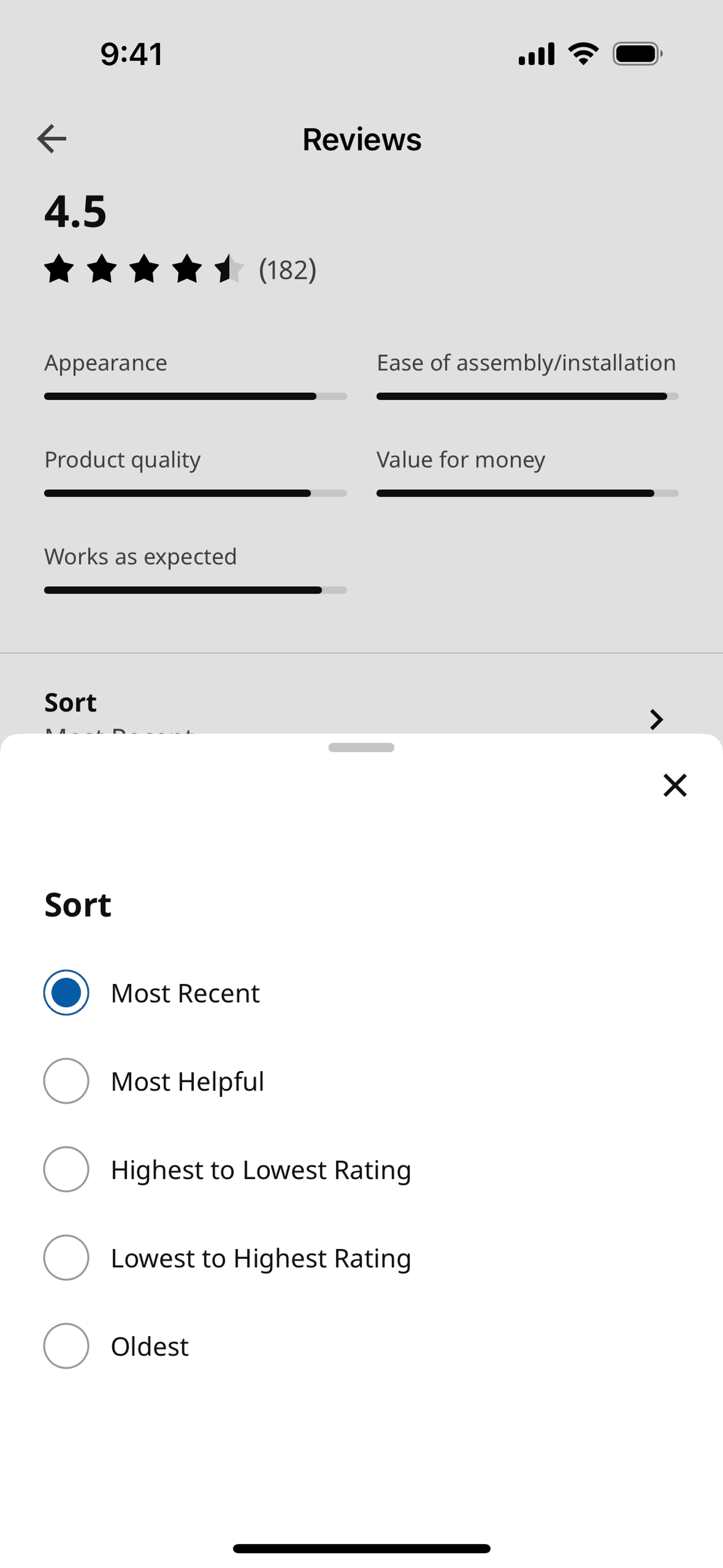 IKEA iOS Shopping interface screenshot 22