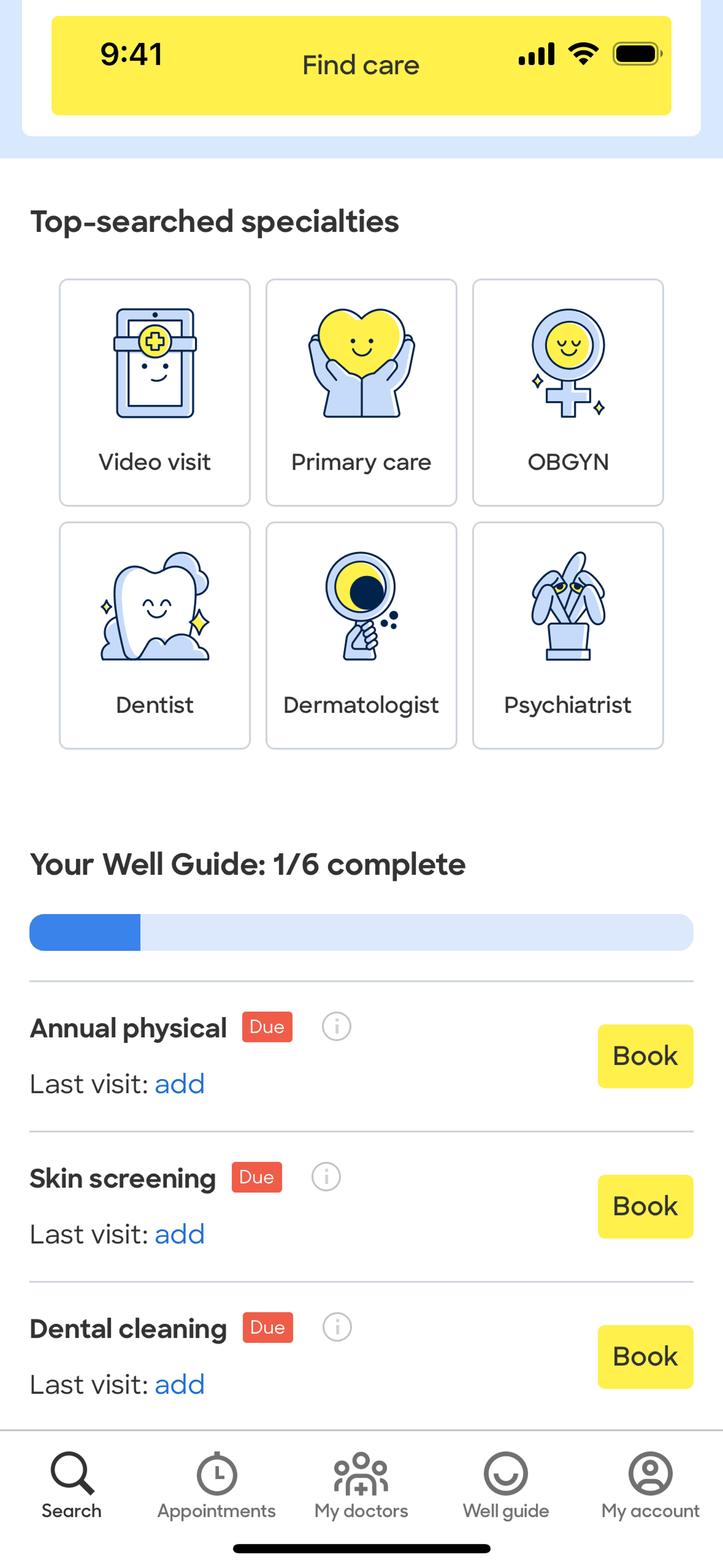 Zocdoc iOS Medical interface screenshot 23