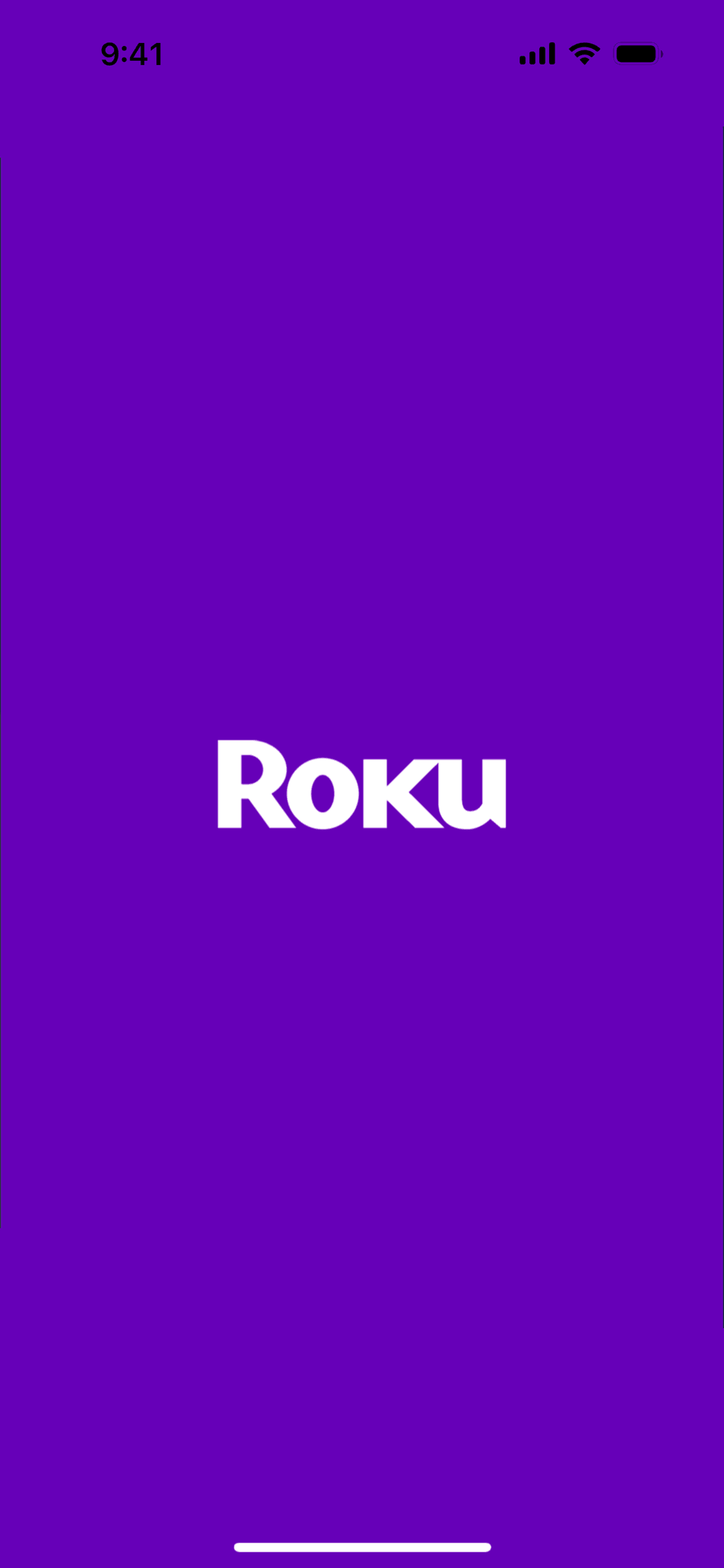 Roku iOS Entertainment interface screenshot 1