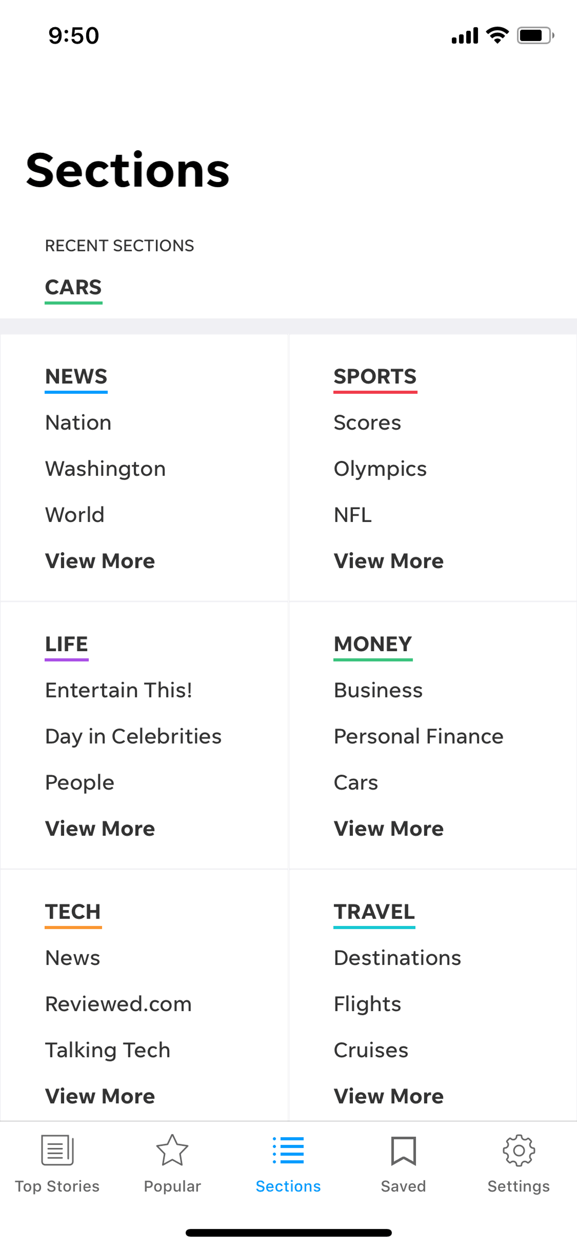 USA TODAY iOS News interface screenshot 15