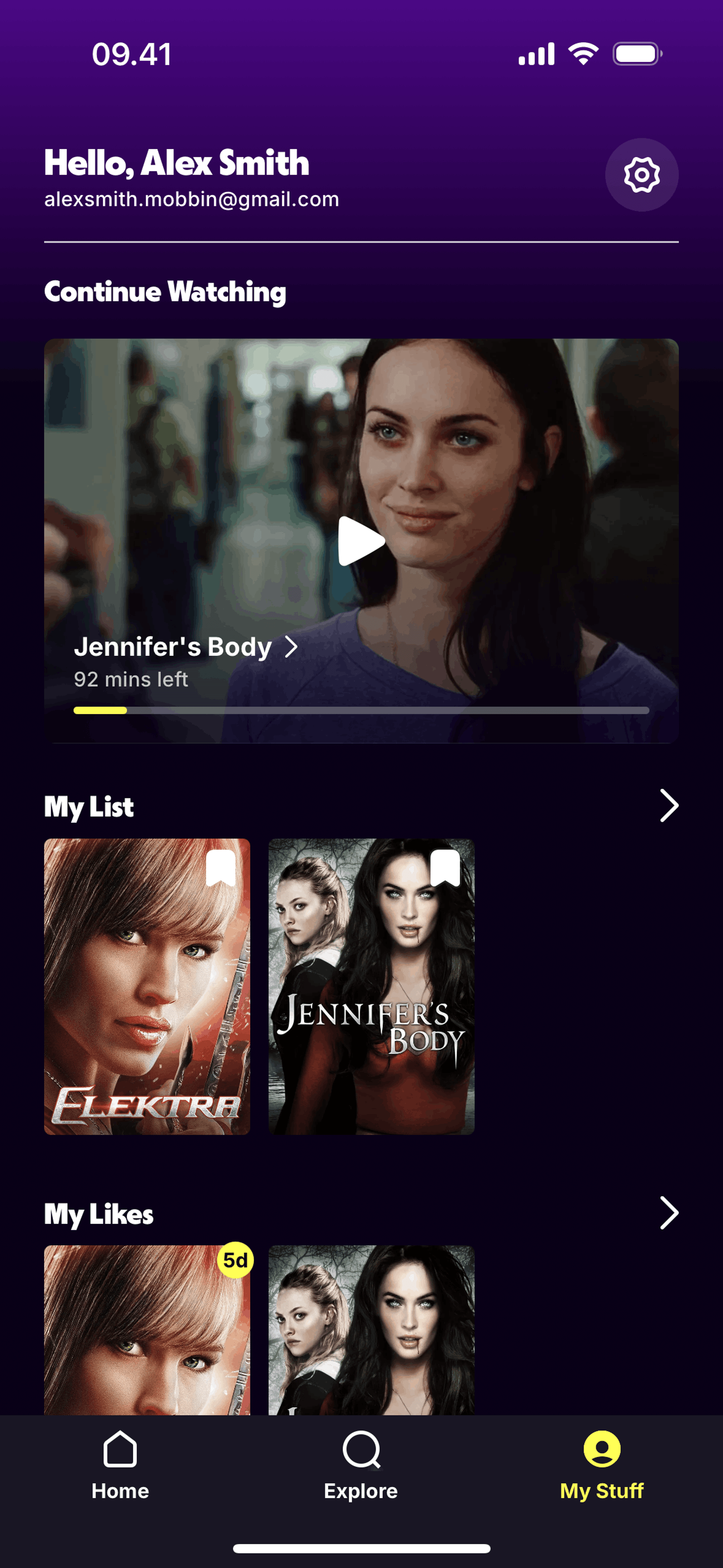 Tubi iOS Entertainment interface screenshot 22