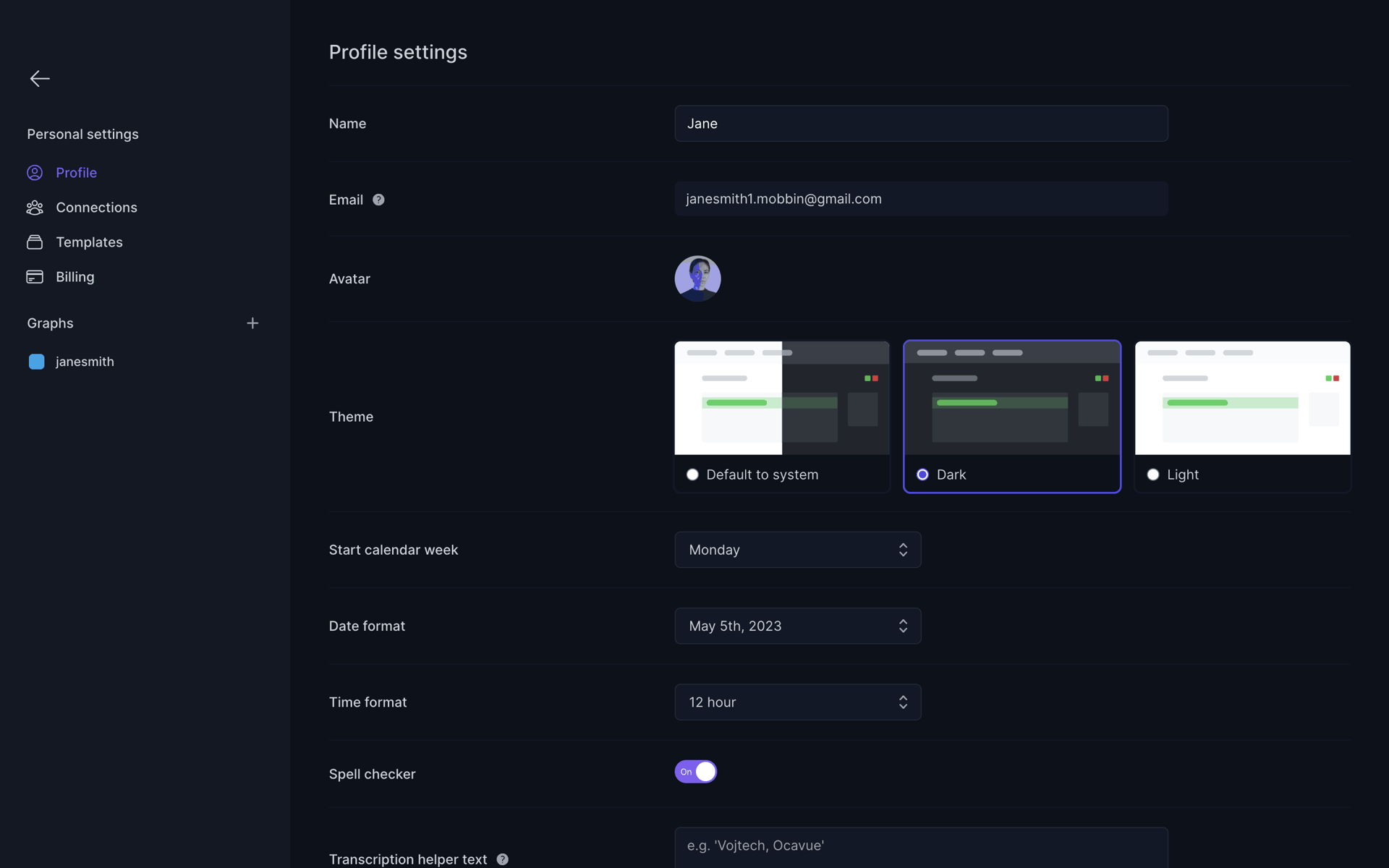 Reflect Web AI interface screenshot 18