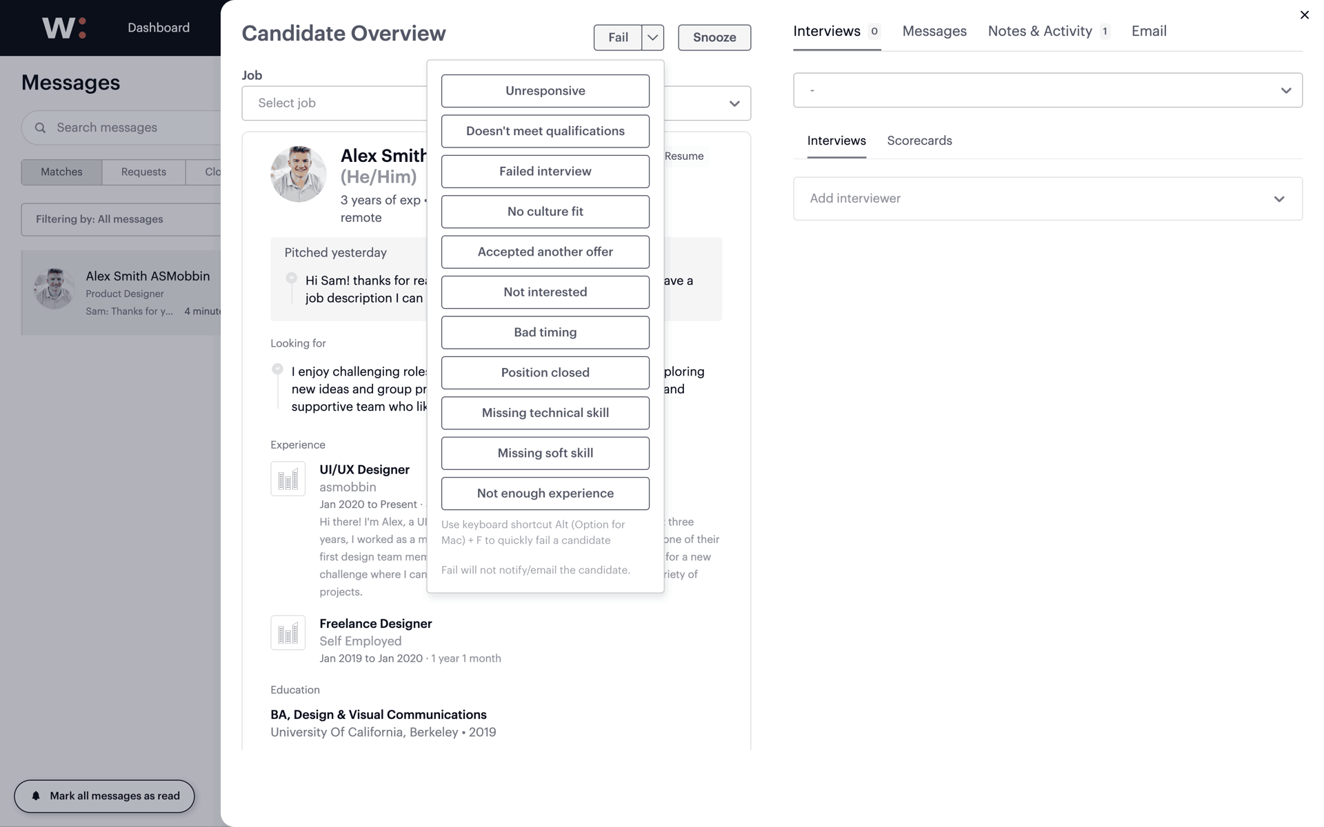 Wellfound Web Jobs & Recruitment interface screenshot 21