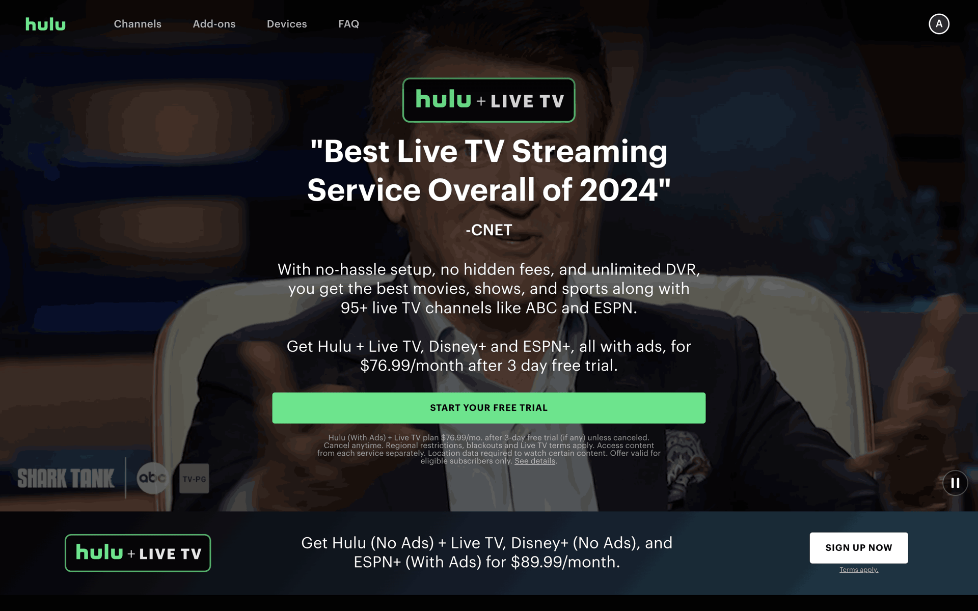 Hulu Web Entertainment interface screenshot 19