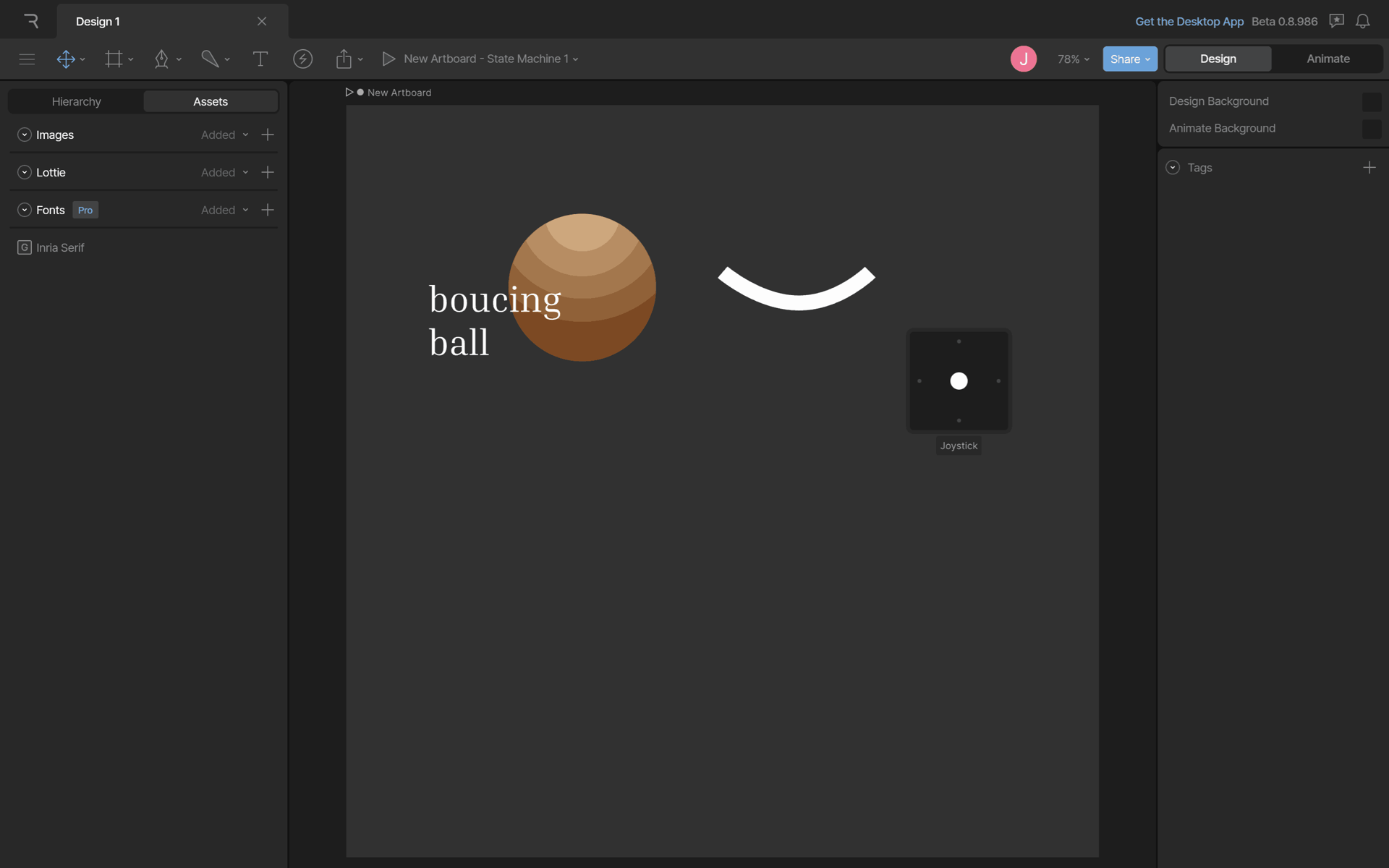 Rive Web Graphics & Design interface screenshot 10