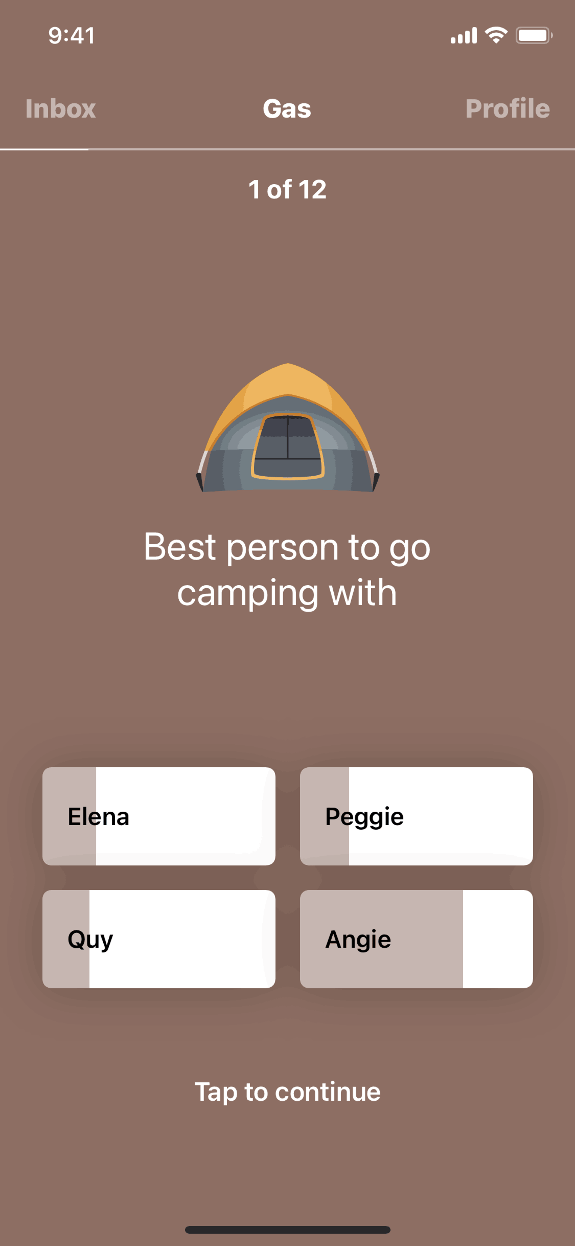 Gas iOS Social Networking interface screenshot 4