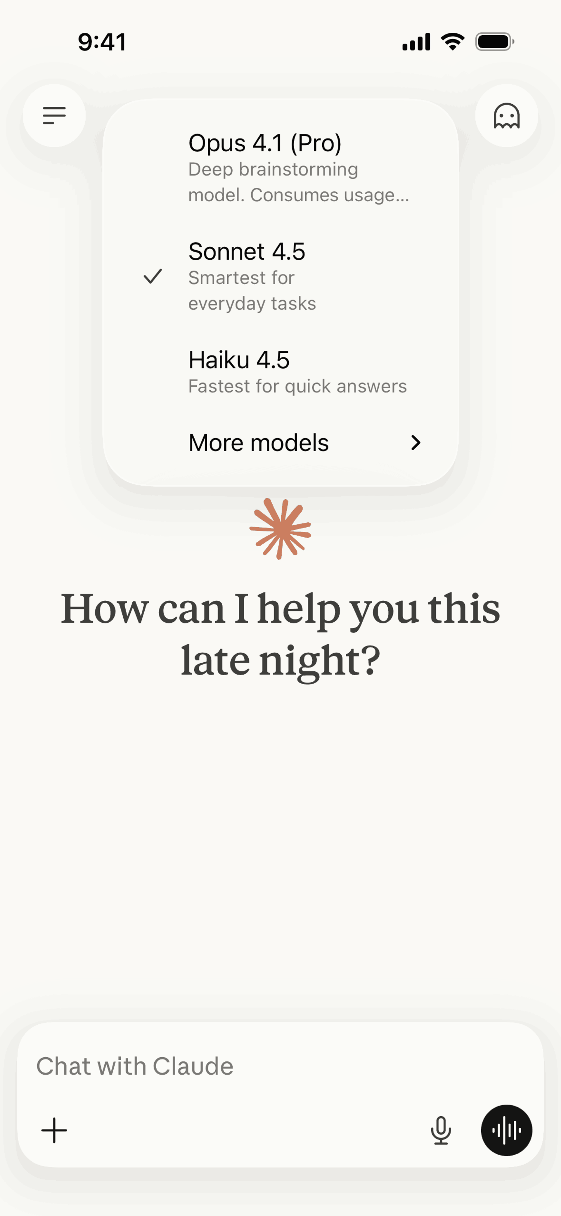 Claude iOS AI interface screenshot 17