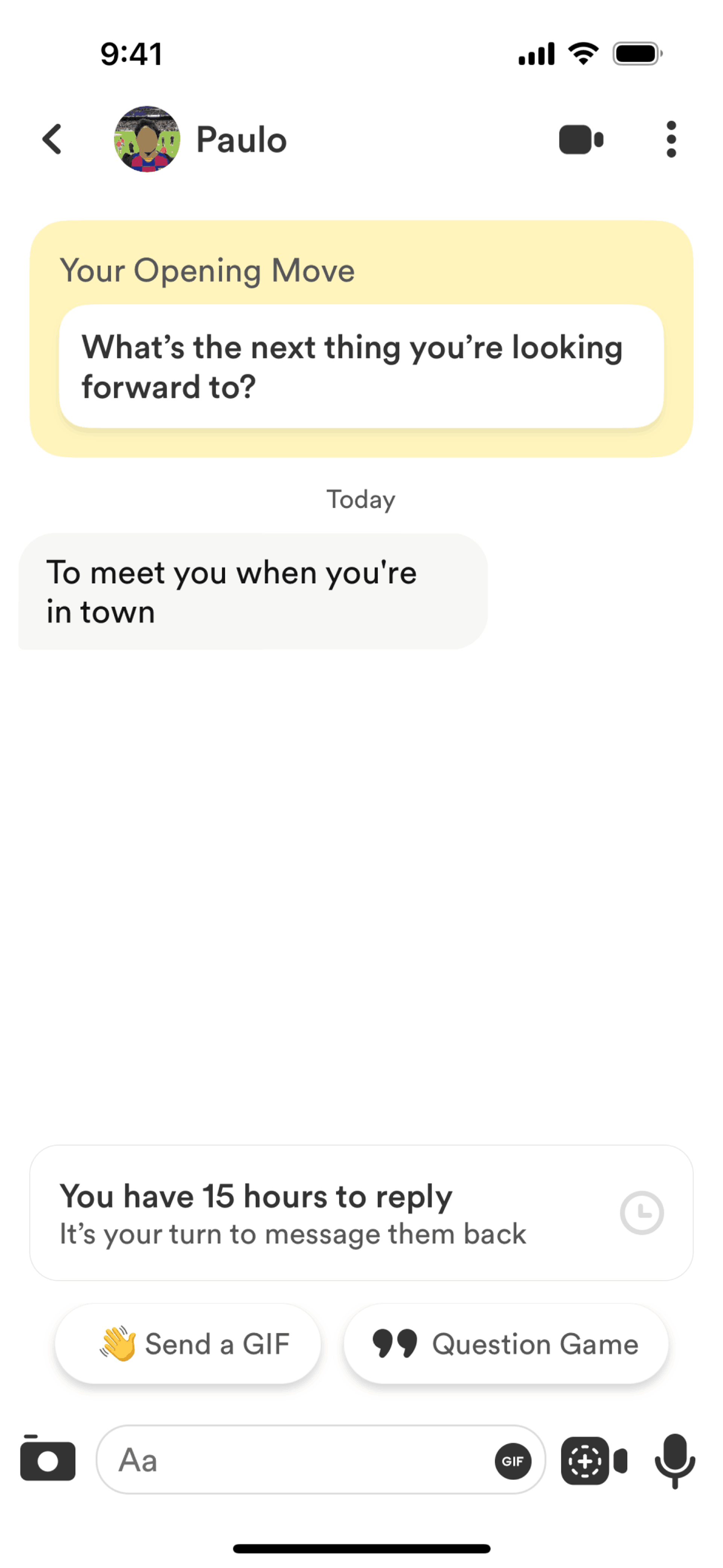 Bumble iOS Lifestyle interface screenshot 13