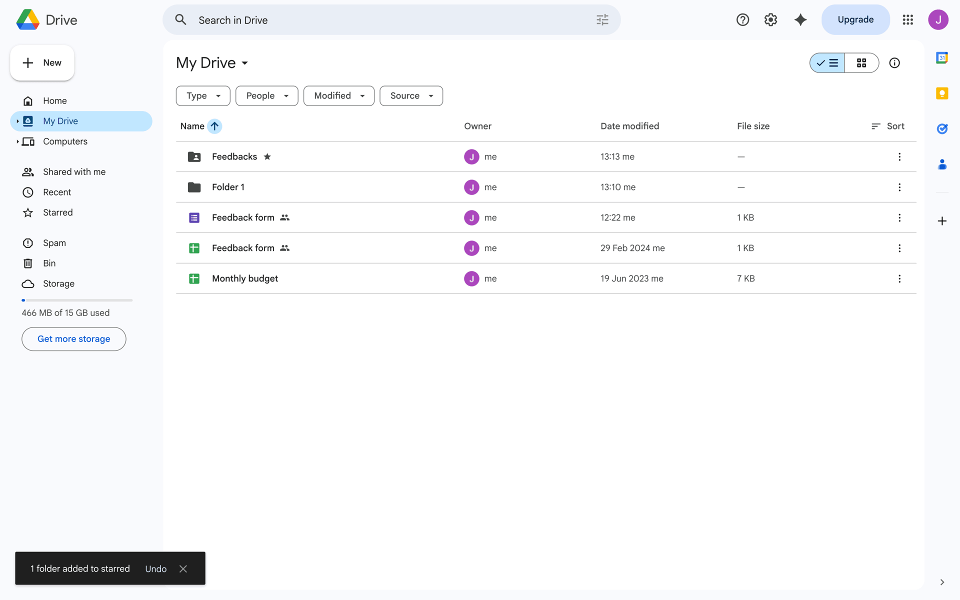 Google Drive Web Productivity interface screenshot 21