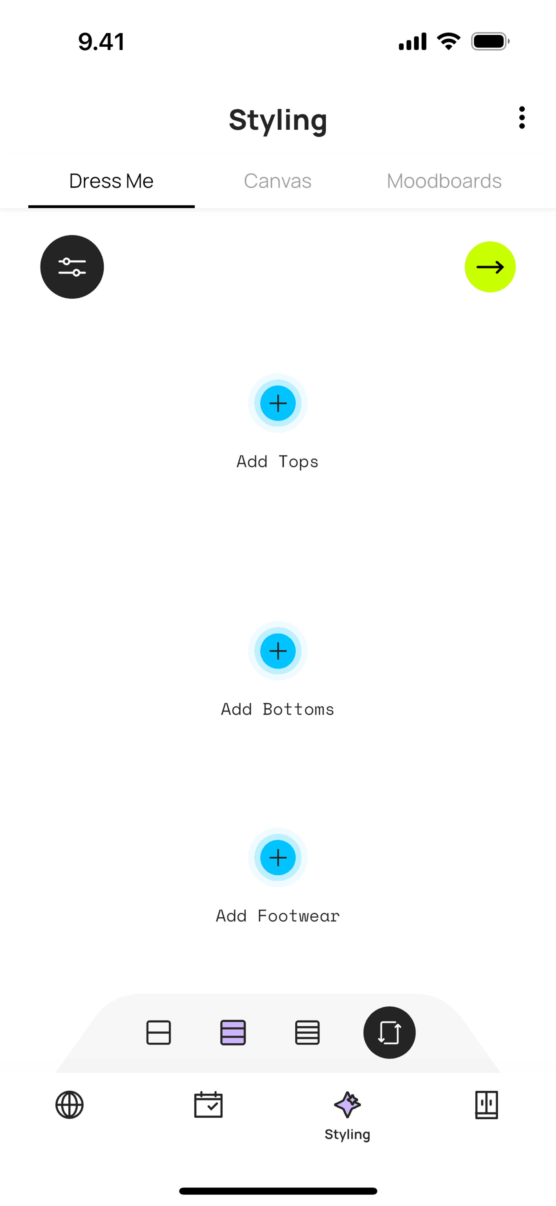 Whering iOS Lifestyle interface screenshot 16