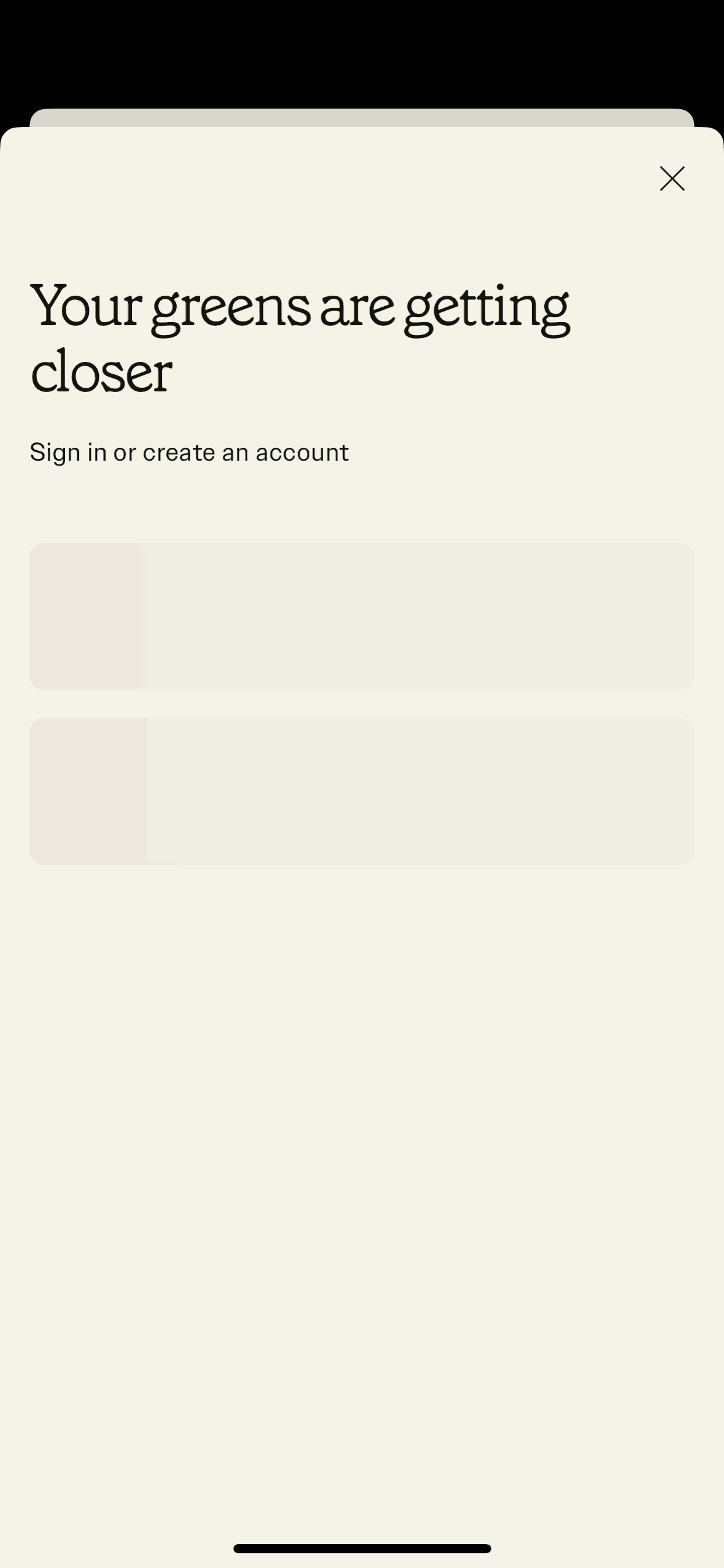 sweetgreen iOS Food & Drink interface screenshot 5