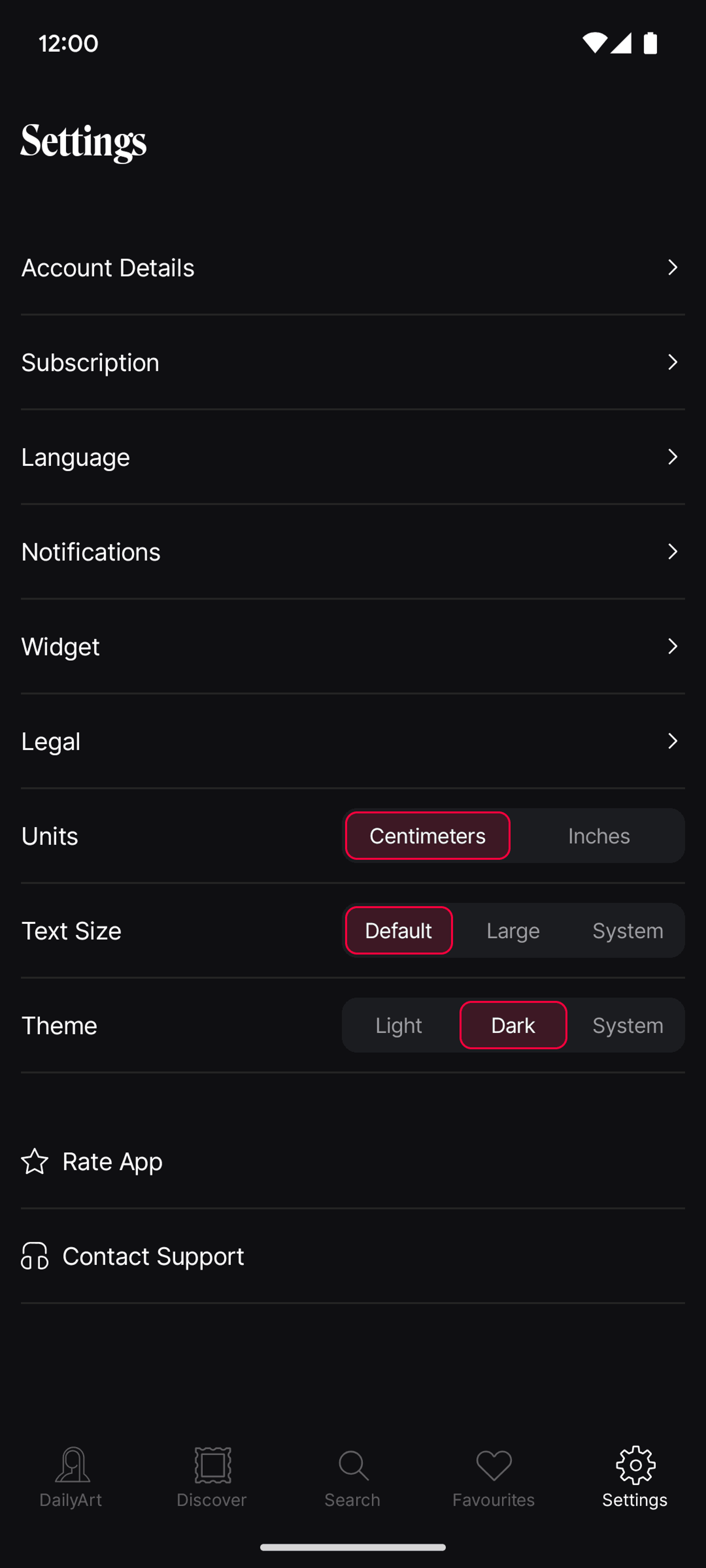 DailyArt Android Education interface screenshot 3