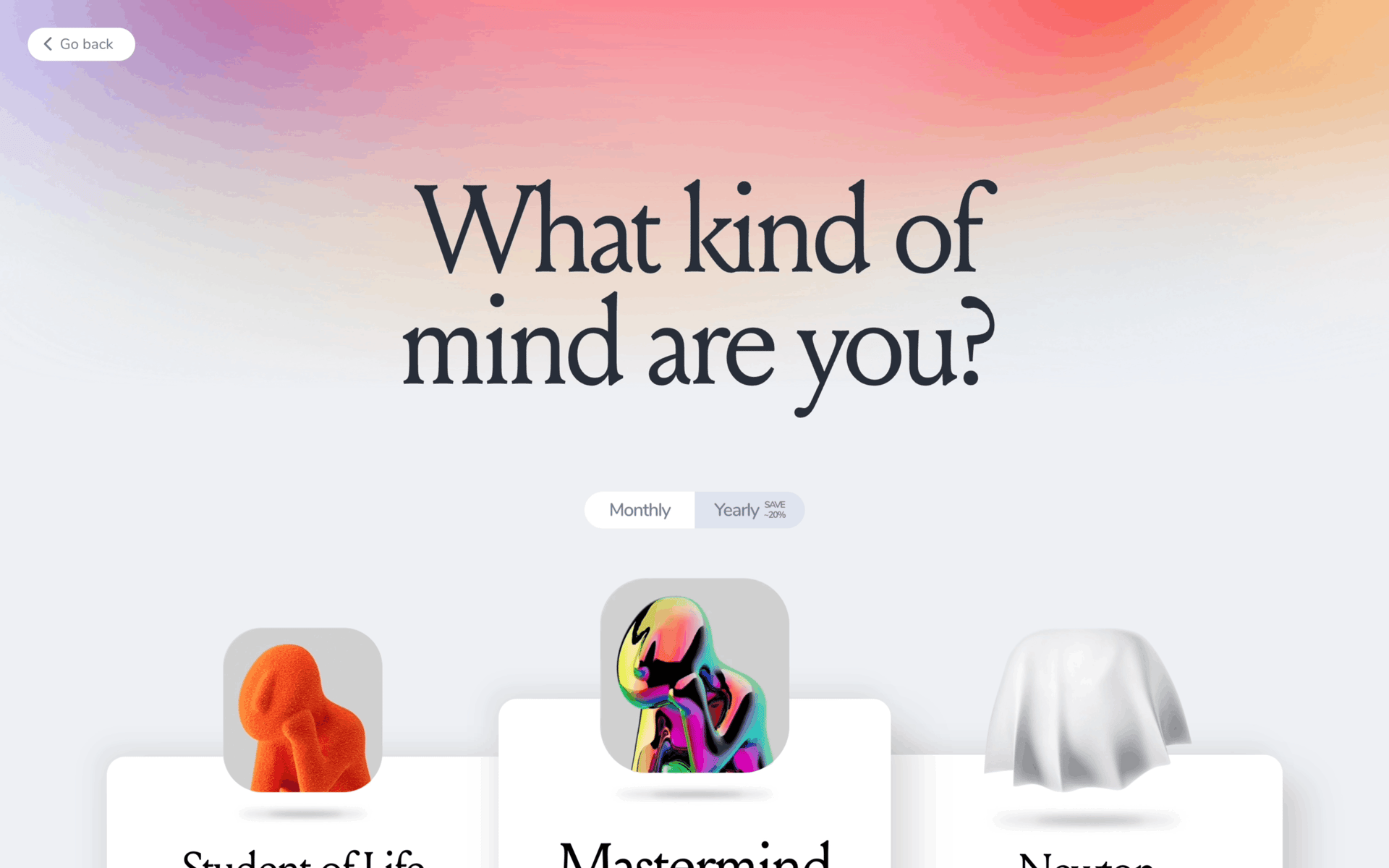 mymind Web Productivity interface screenshot 11