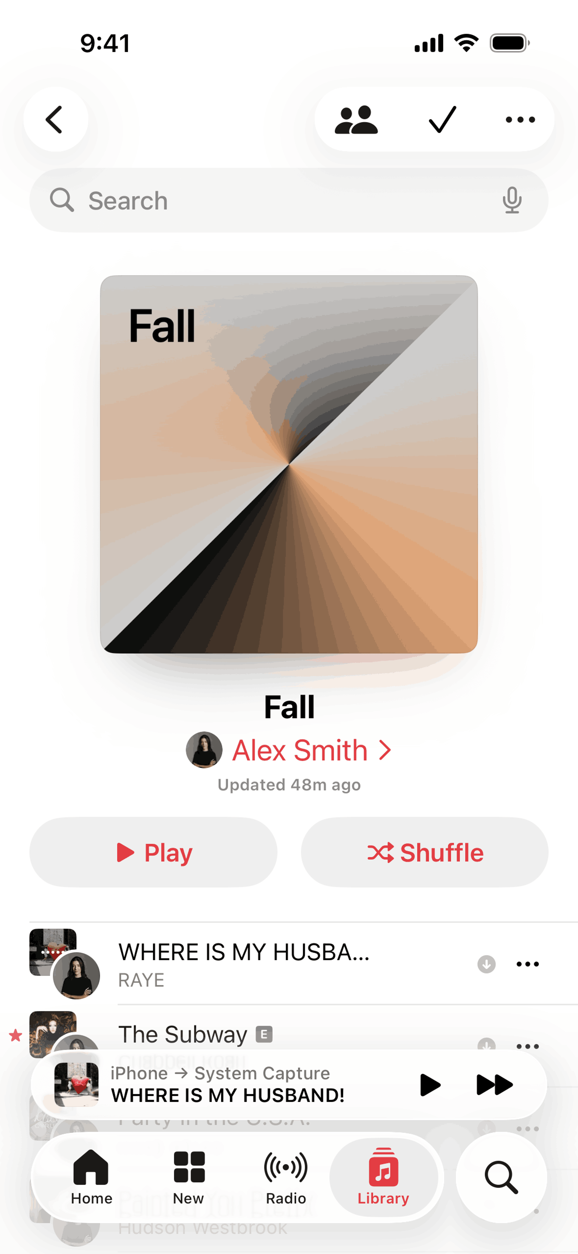 Apple Music iOS Music & Audio interface screenshot 9
