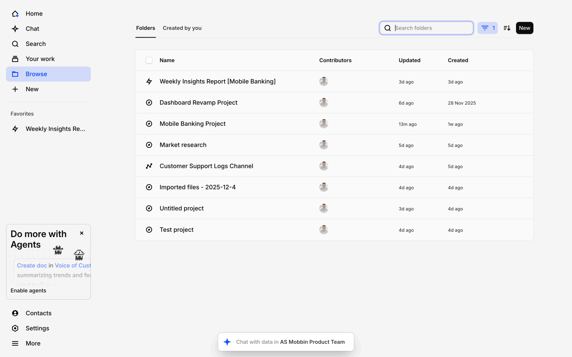 Dovetail Web Business interface screenshot 10