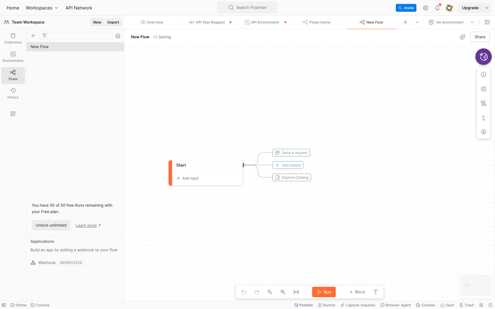 Postman Web Developer Tools interface screenshot 13