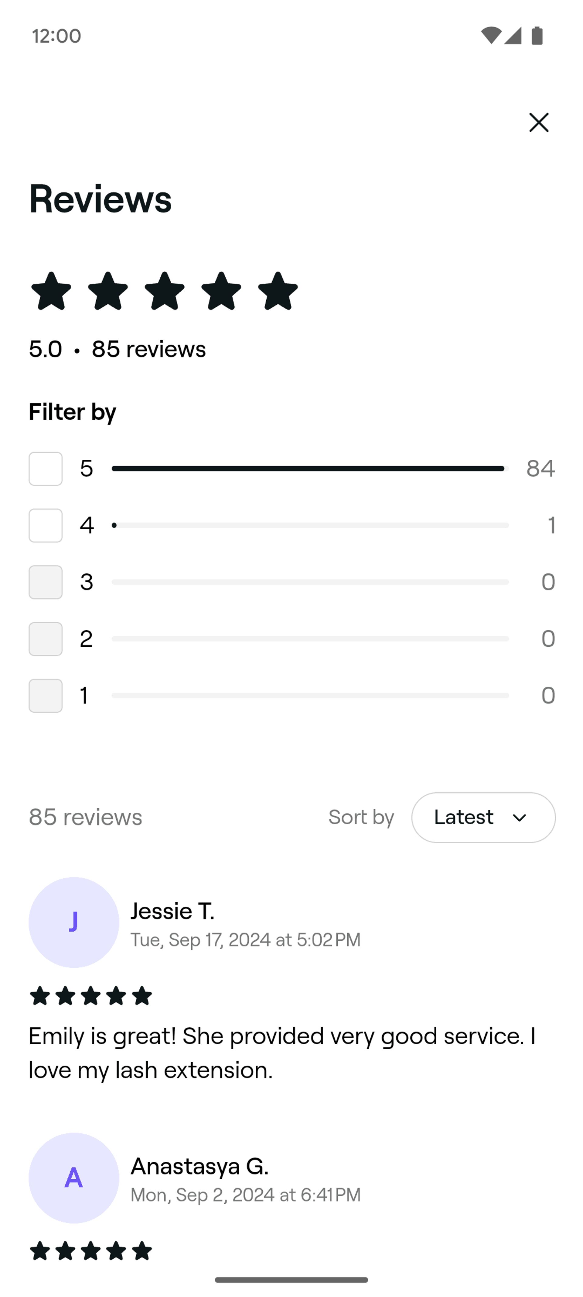 Fresha Android Lifestyle interface screenshot 16