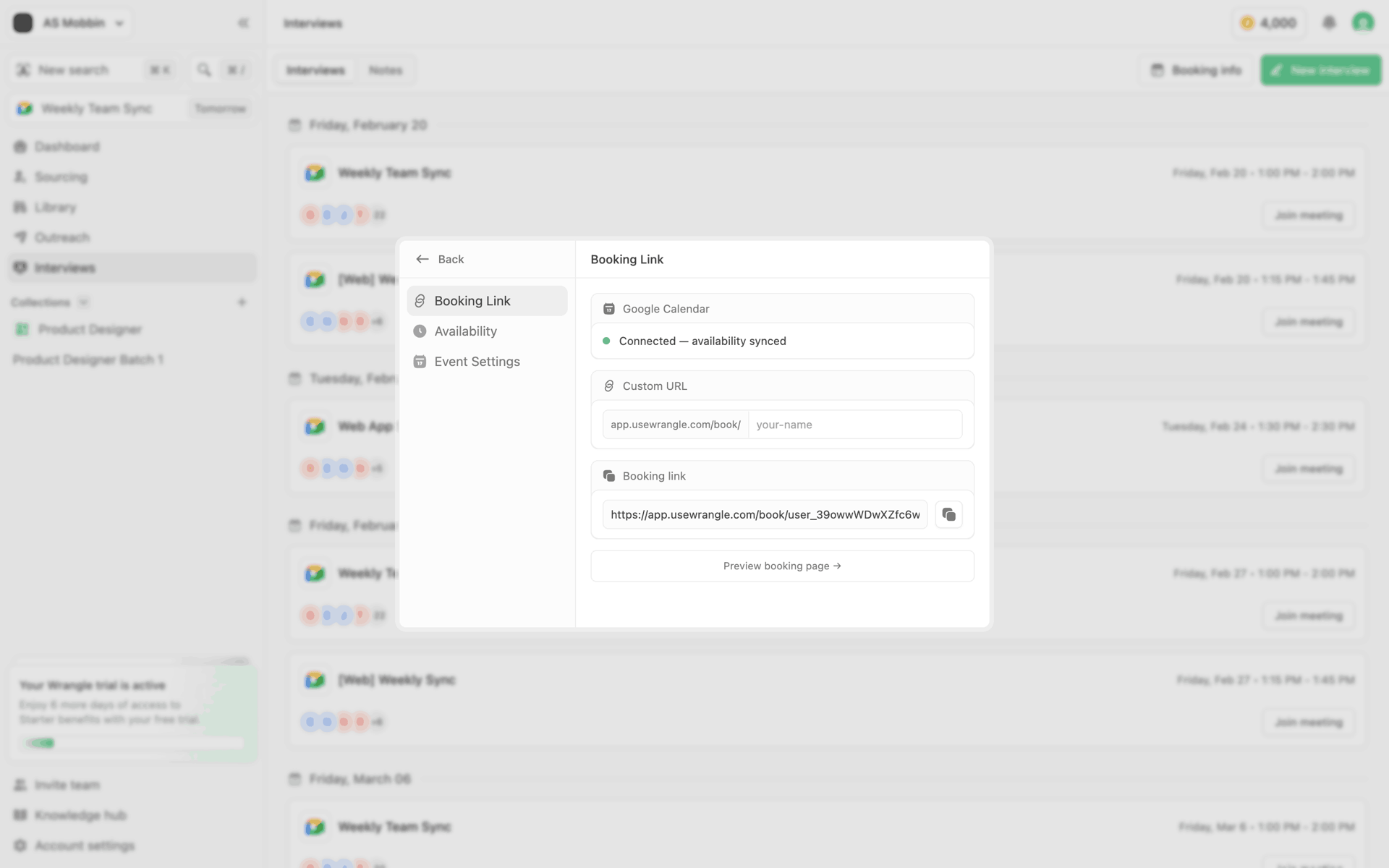Wrangle Web AI interface screenshot 8