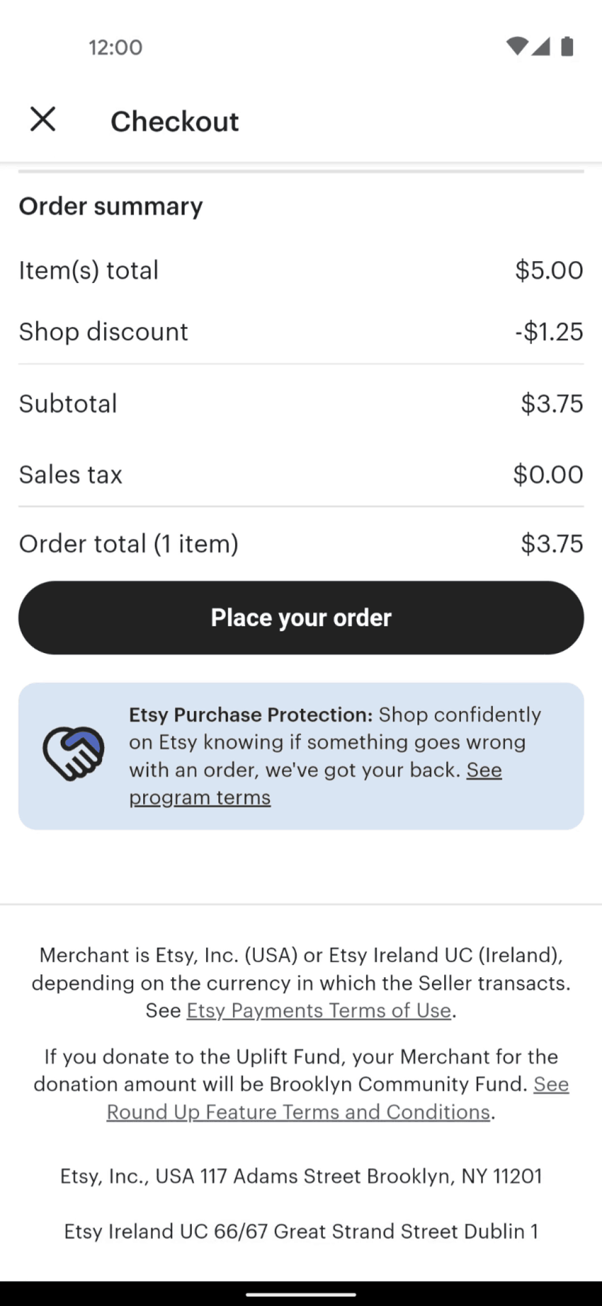 Etsy Android Shopping interface screenshot 19