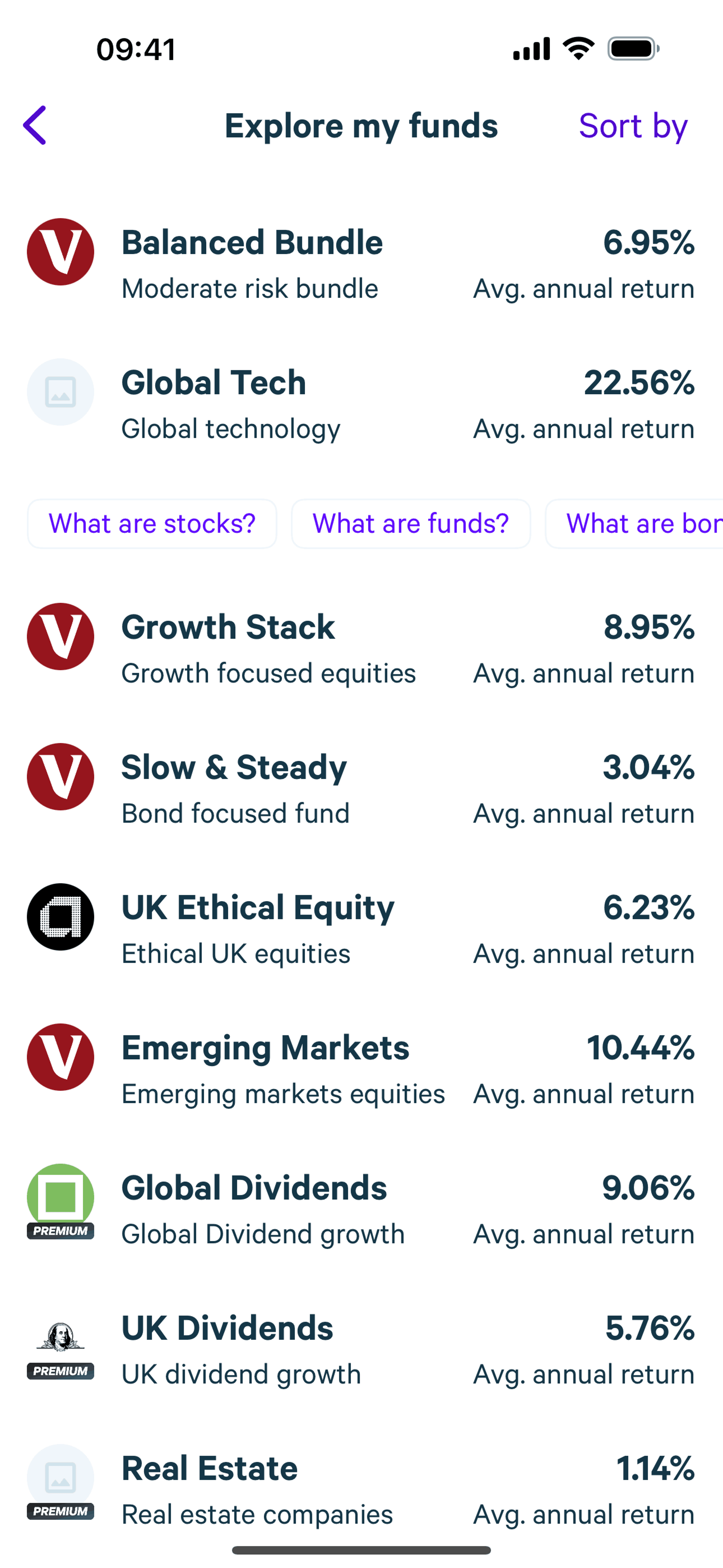 Plum iOS Finance interface screenshot 9